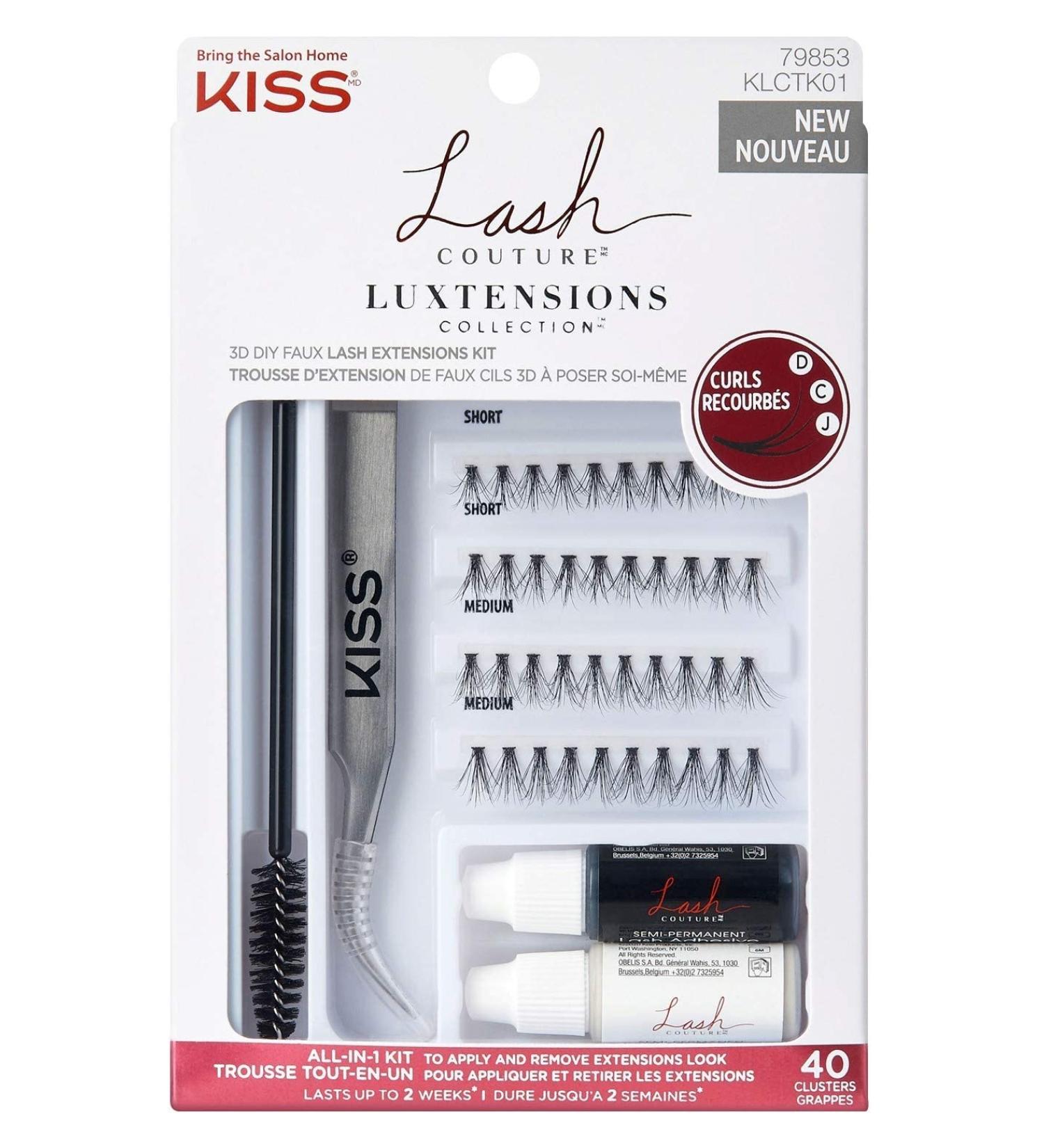 Kiss Lash Couture Luxtensions Faux Lash Extensions Kit (Pack of 2)
