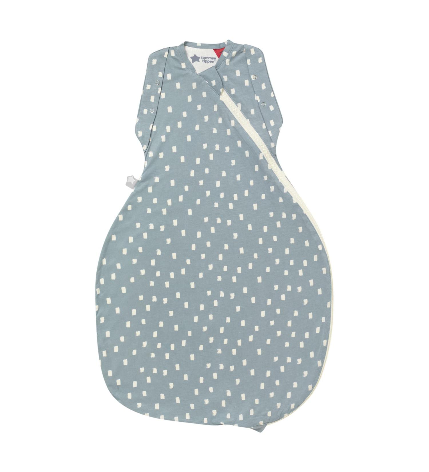 Tommee Tippee Original Grobag Swaddle Bag 3-6m 1.0 TOG Soft Navy Speckle - Hip-Healthy Design, Bamboo-Rich Fabric - Buy Online on GoSupps.com