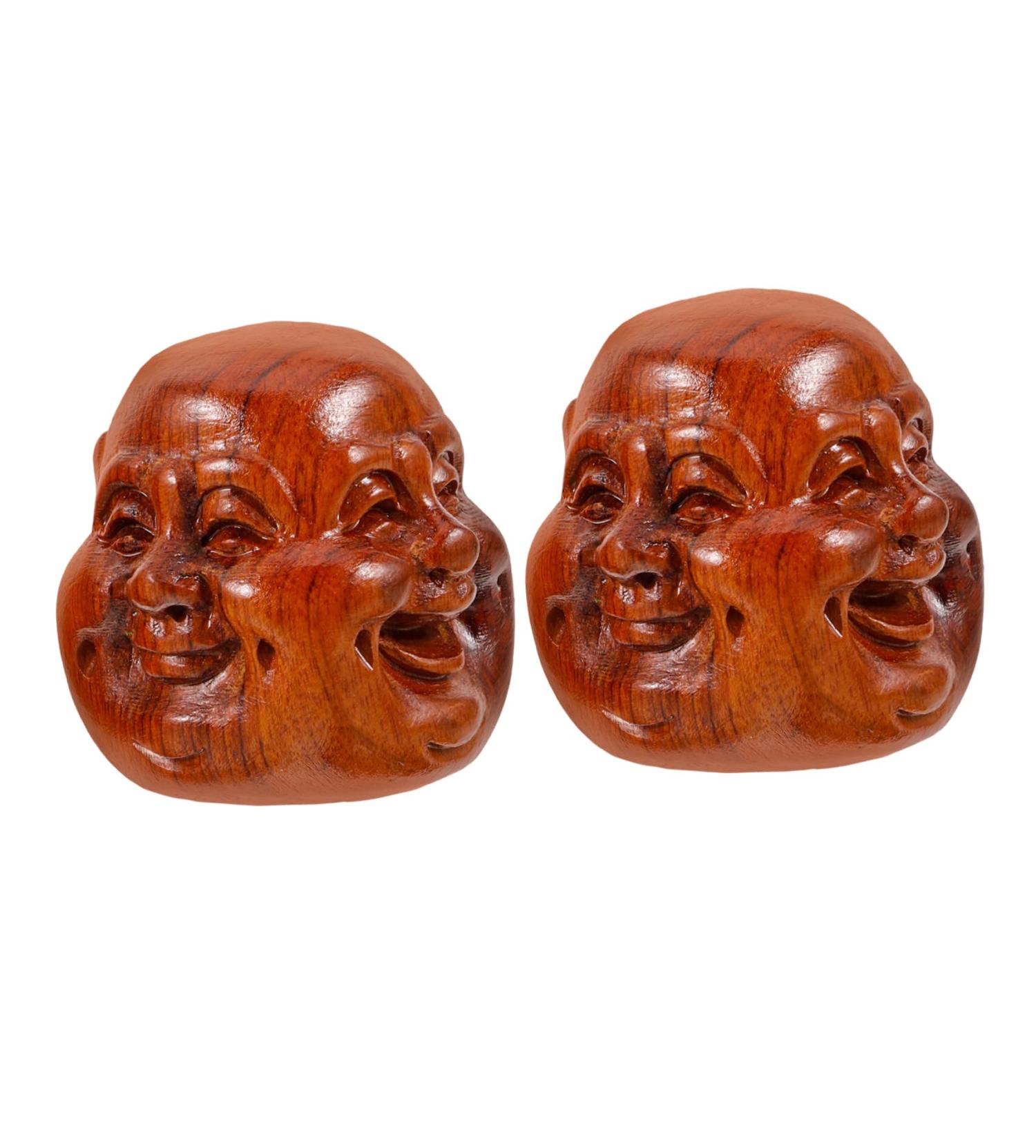Partykindom Solid Wood Handballs - Stress Relief & Hand Exercise Balls for Yoga & Massage - Buy Online on GoSupps.com