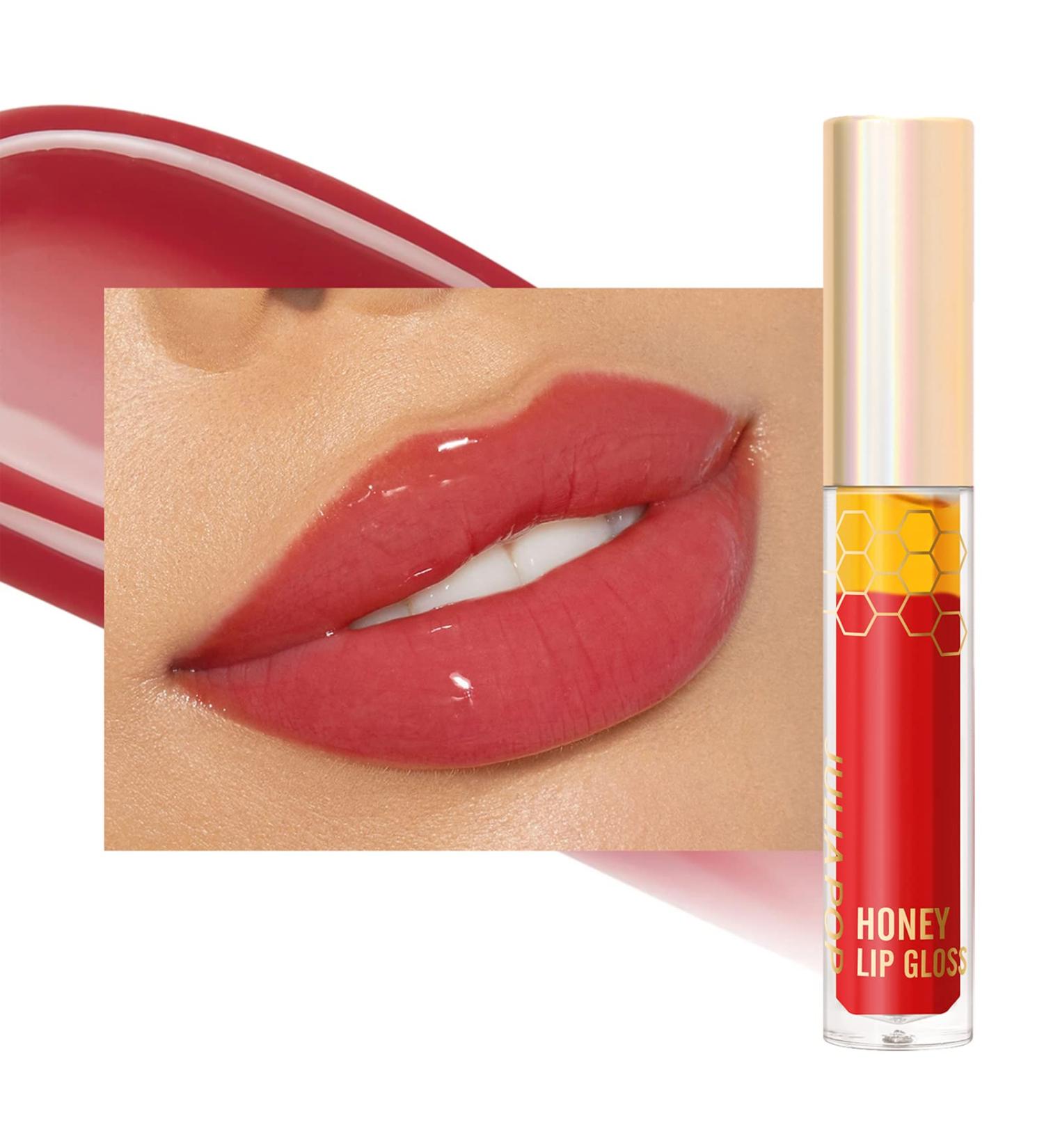 MIESCHER Hydrating Honey Lip Oil - Moisturizing Plumper with Ultra Shine, Non-sticky Glossy Finish - Vegan High Shine Lip Oil for Plumping and Hydration - Buy Online on GoSupps.com