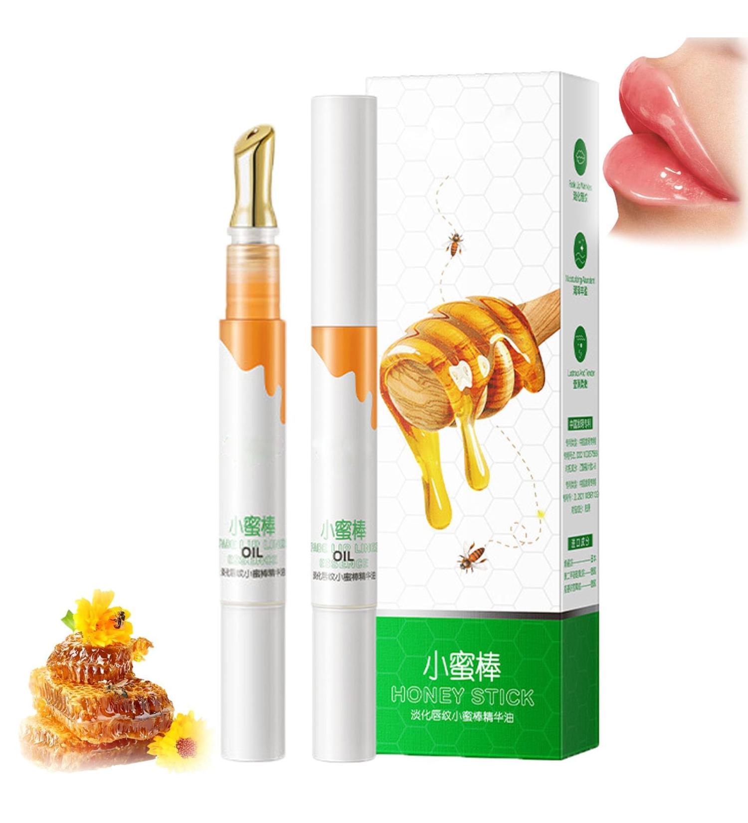 Colorless Transparent Moisturizing Lip Essence Honey Moisturizing Lip Essence Long-lasting Nourishing Non-drying for Dry Lips. (2pcs) - Buy Online on GoSupps.com