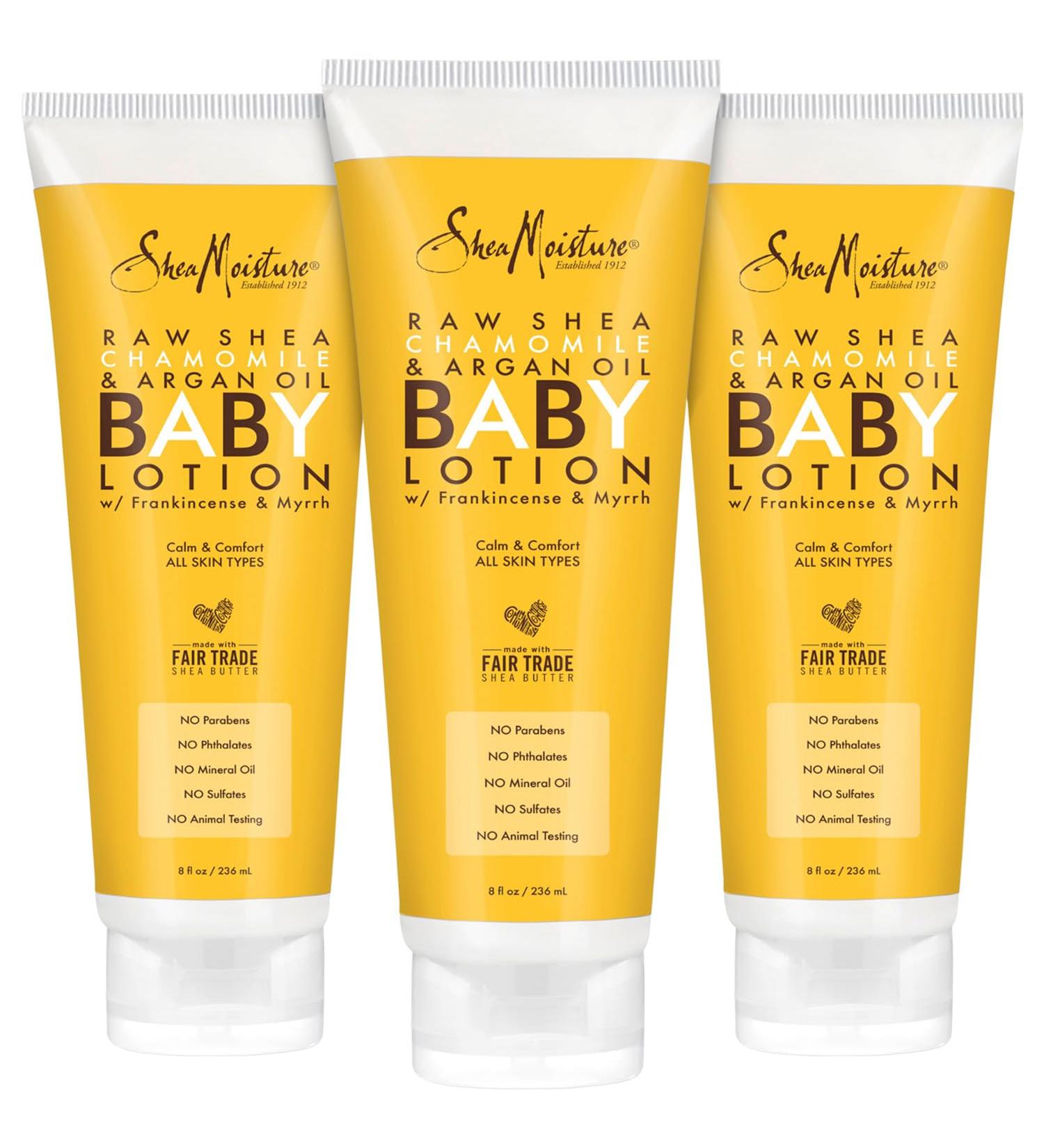 SheaMoisture Baby Lotion for Dry & Clear Skin | Raw Shea Chamomile & Argan Oil - 8 oz - Hydrate & Nourish - Buy Online on GoSupps.com