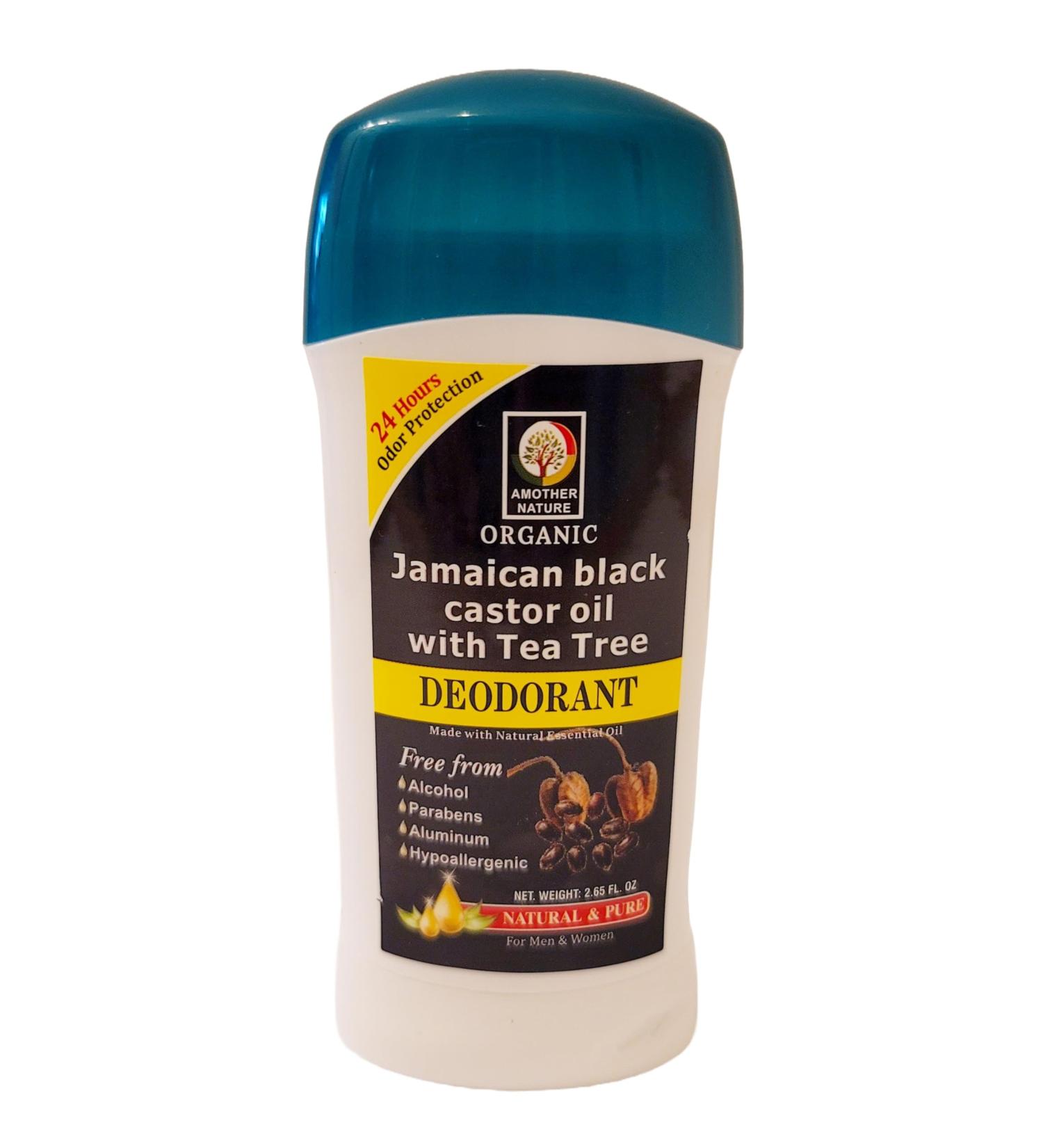 Hairobics Jamaican Black Castor oil with Tea Tree Deodorant 2.65 FL. OZ