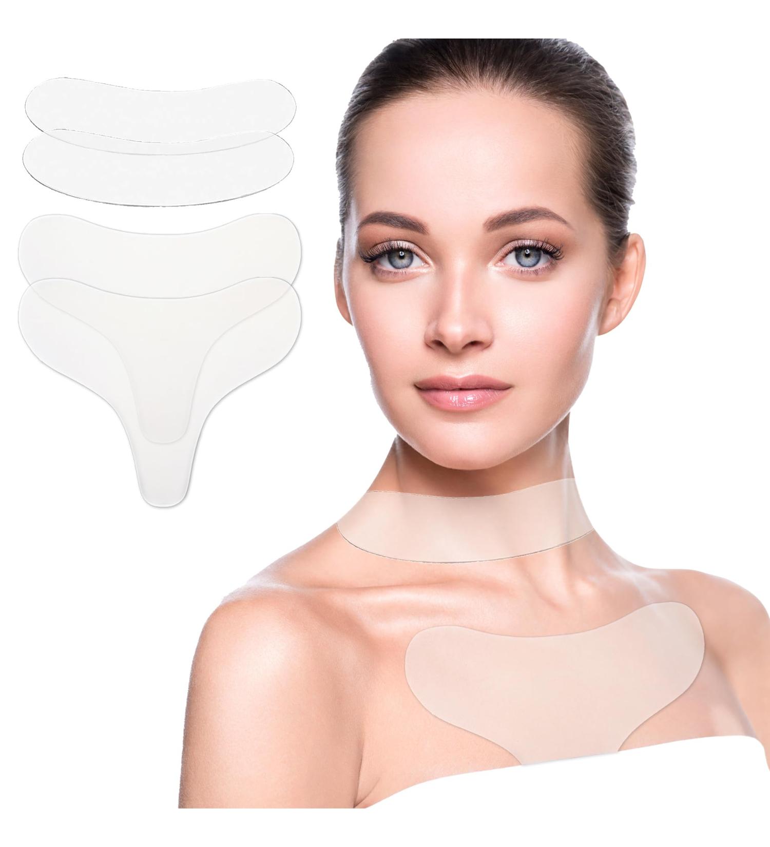 GETPUNA Chest Neck Wrinkle Patches -Silicone Patches for Wrinkles Neck Mask Chest Patch for Decollete & Cleavage Anti Ageing Wrinkle Remover Reusable Overnight Wrinkles Treatment for Women 4 Pack - Buy Online on GoSupps.com