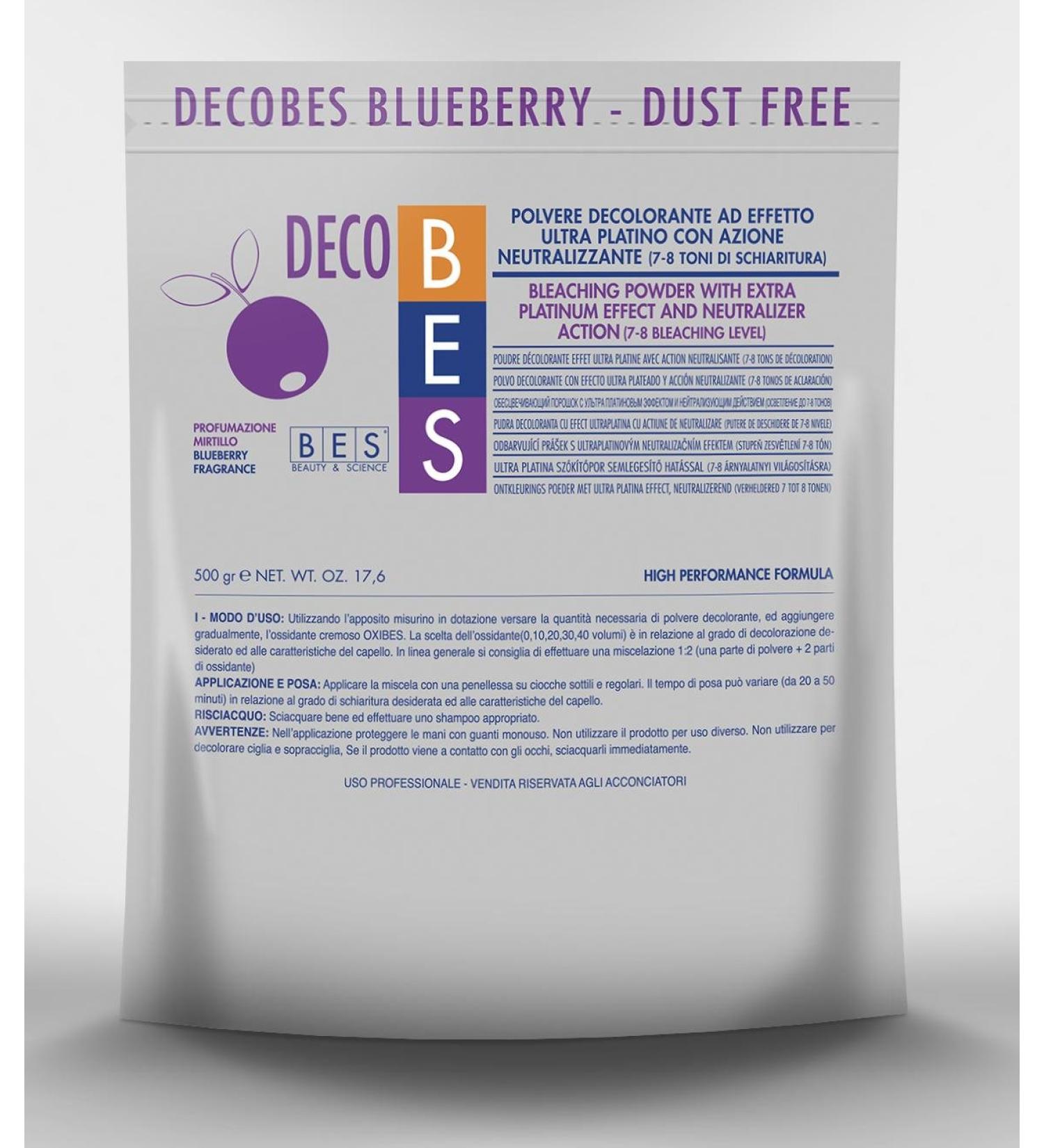 decobes Pure White Blueberry 500 gr.