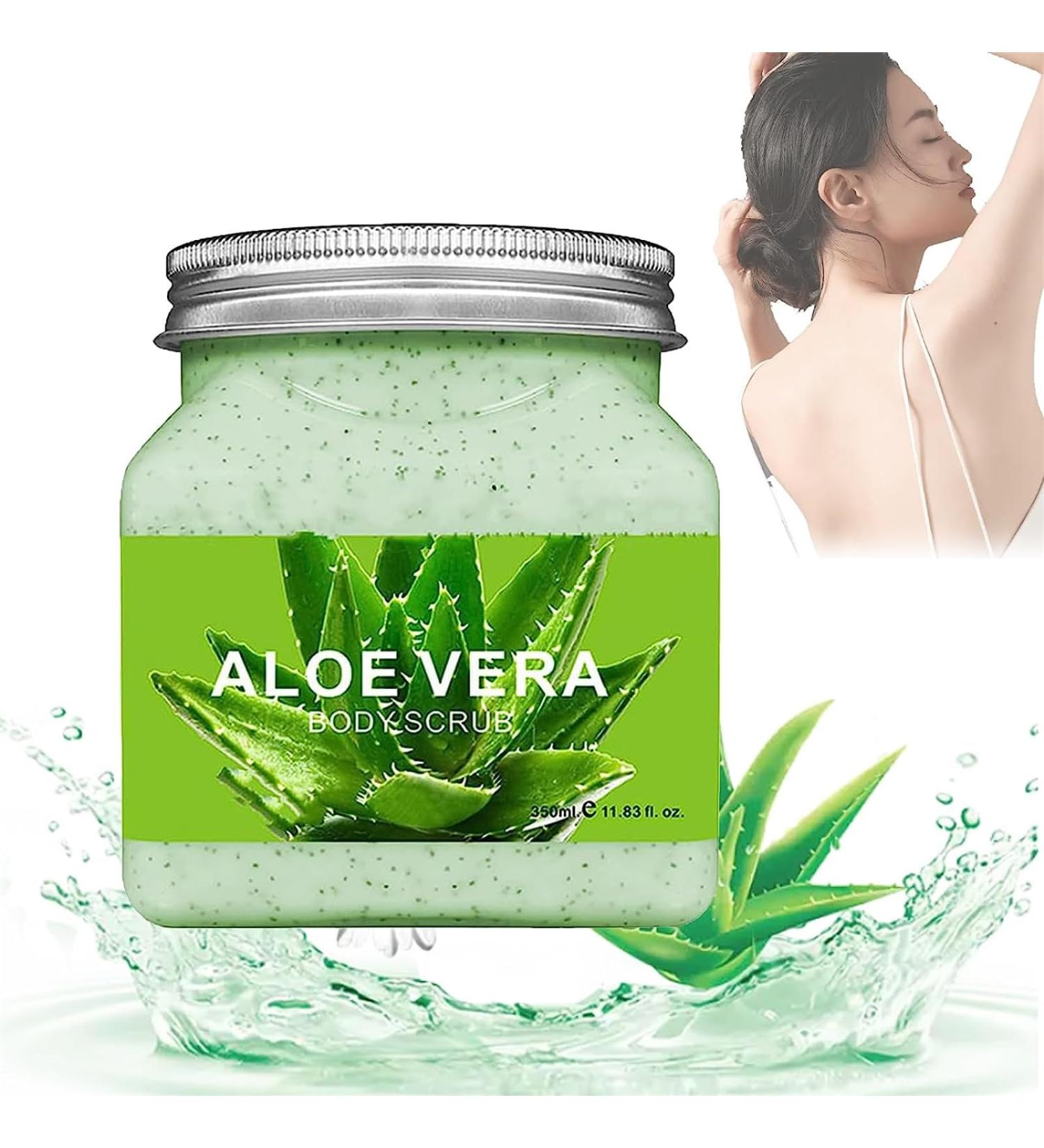 Aloe Vera Body Scrub Aloe Vera Exfoliating Body Scrub Black Underarm Scrub Remove Dead Skin Dust For All Skin Types - Buy Online on GoSupps.com