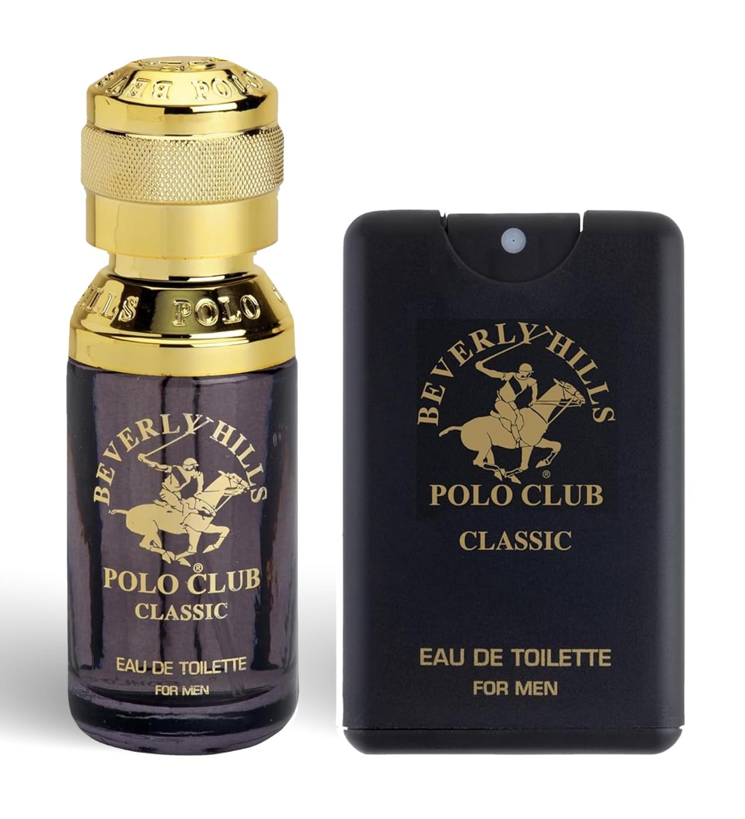 Beverly Hills Polo Club BHPC Men's Eau De Toilette Bonus Pack 1.7oz EDT + Bonus EDT Pocket Spray (Classic) - Buy Online on GoSupps.com