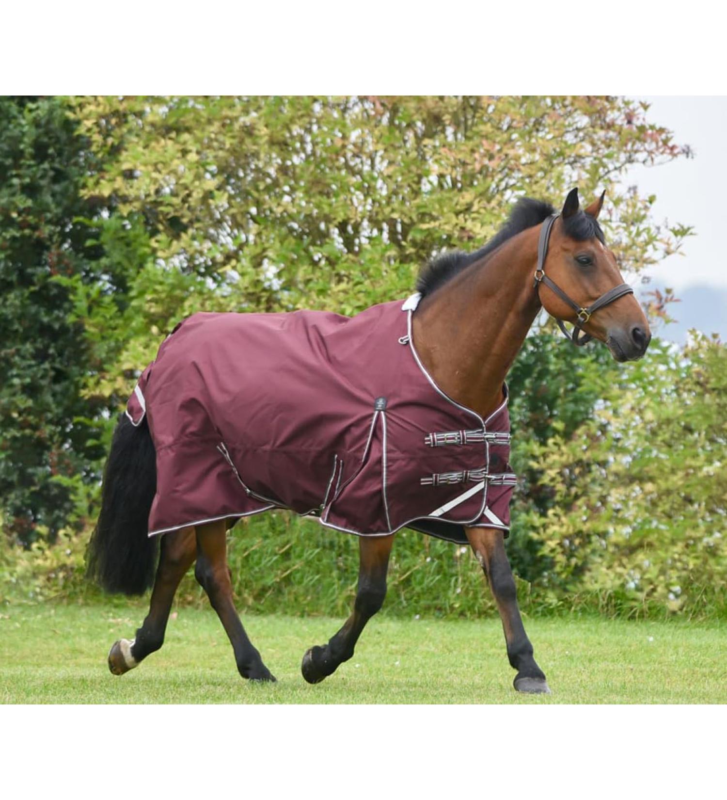 JUMP EQUESTRIAN 1200d No Fill Turnout Horse Rug Lightweight Horse Rug Waterproof Turnout Horse Rug (5'6'') - Buy Online on GoSupps.com