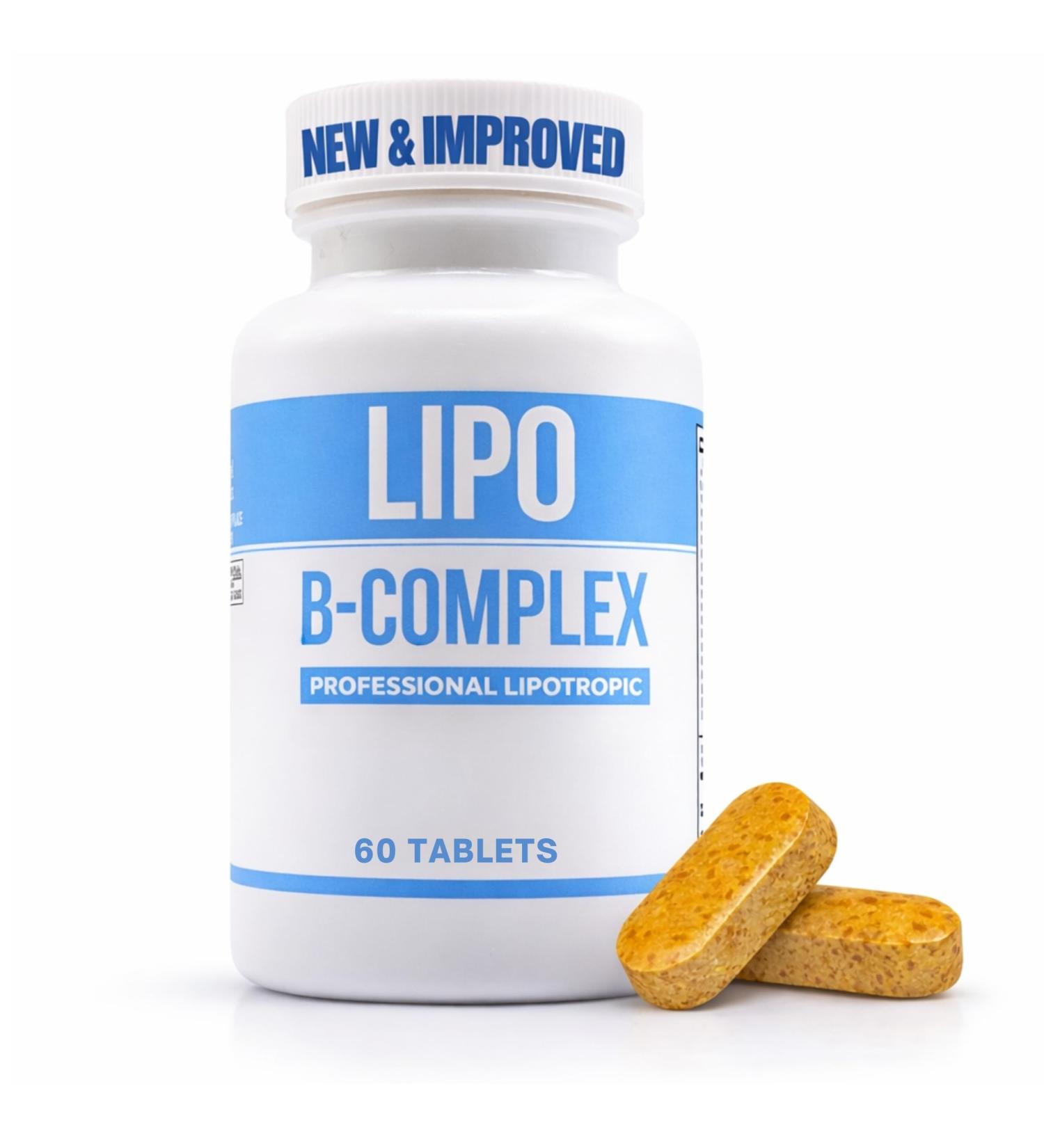 Legere Pharmaceuticals Lipo B-Complex Lipo BC 60 Tablets Manufactured for ES Global Brands - Buy Online on GoSupps.com