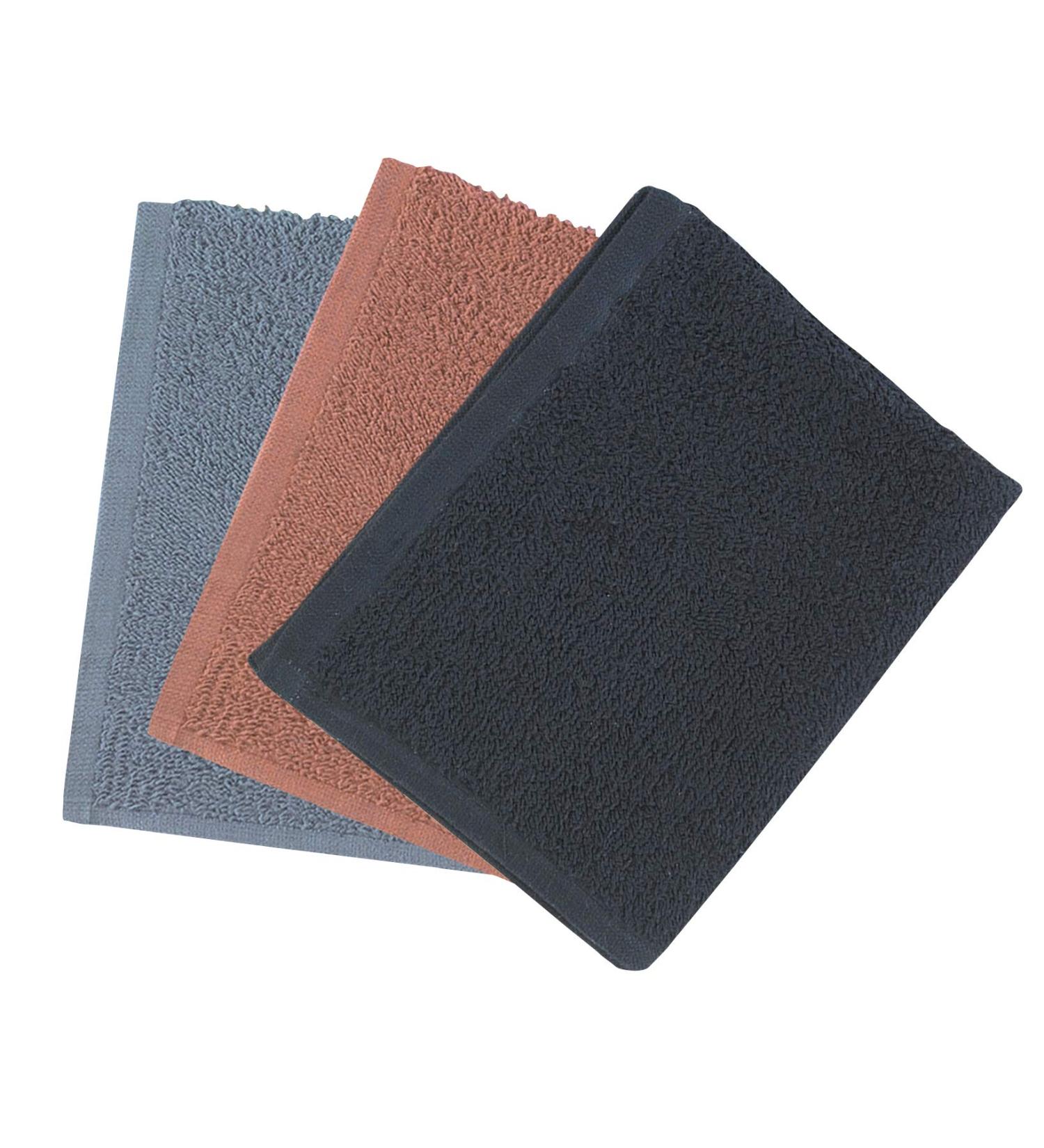 BaBylissPRO Premium Bleach proof Colored Towels Black