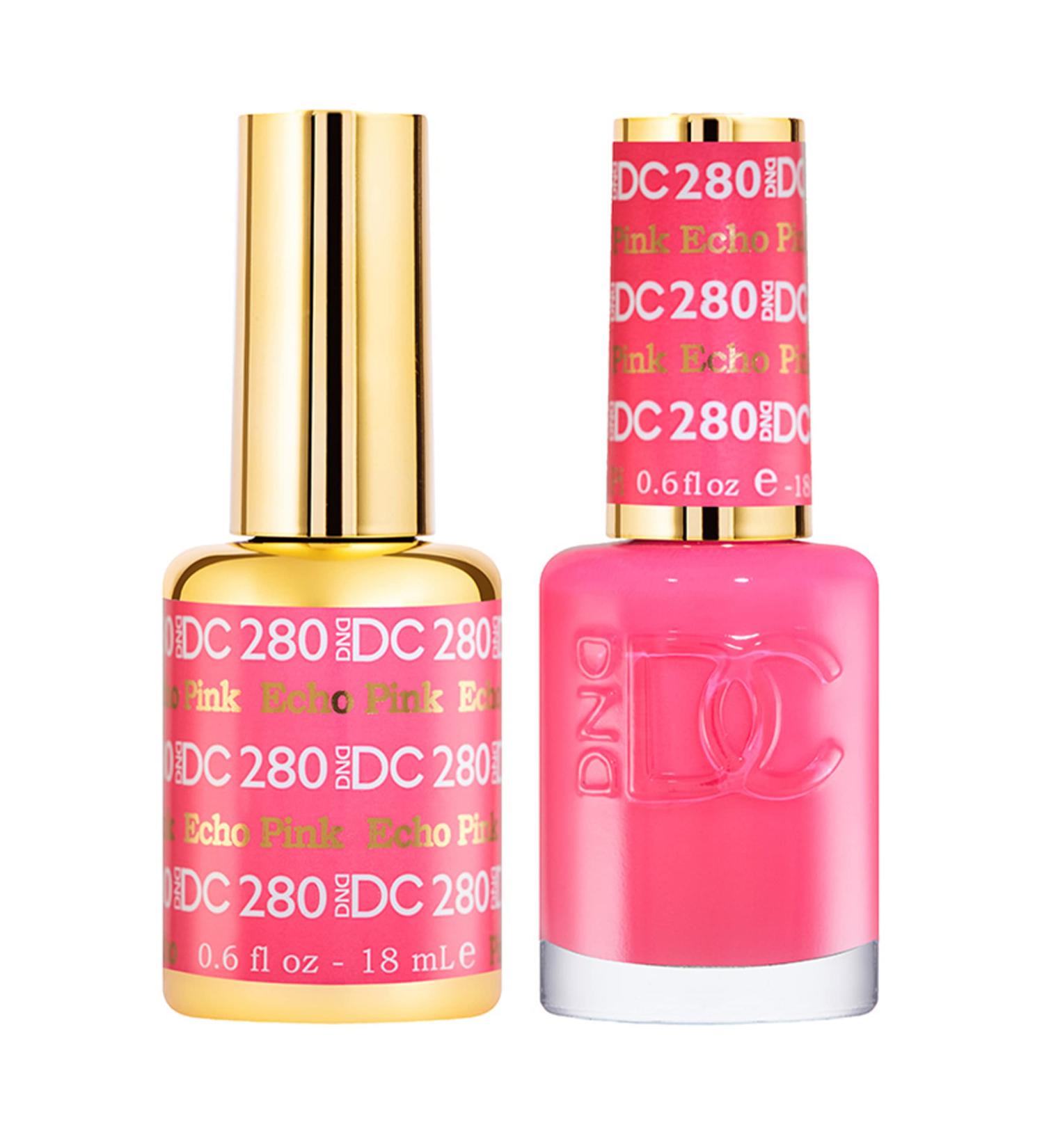 DND DC Gel Polish Set - Pink Collection | UV/LED Gel Polish & Air Dry Nail Lacquer Duo | Chip-Free 0.5 Fl Oz Each - Perfect for International Shipping - Buy Online on GoSupps.com
