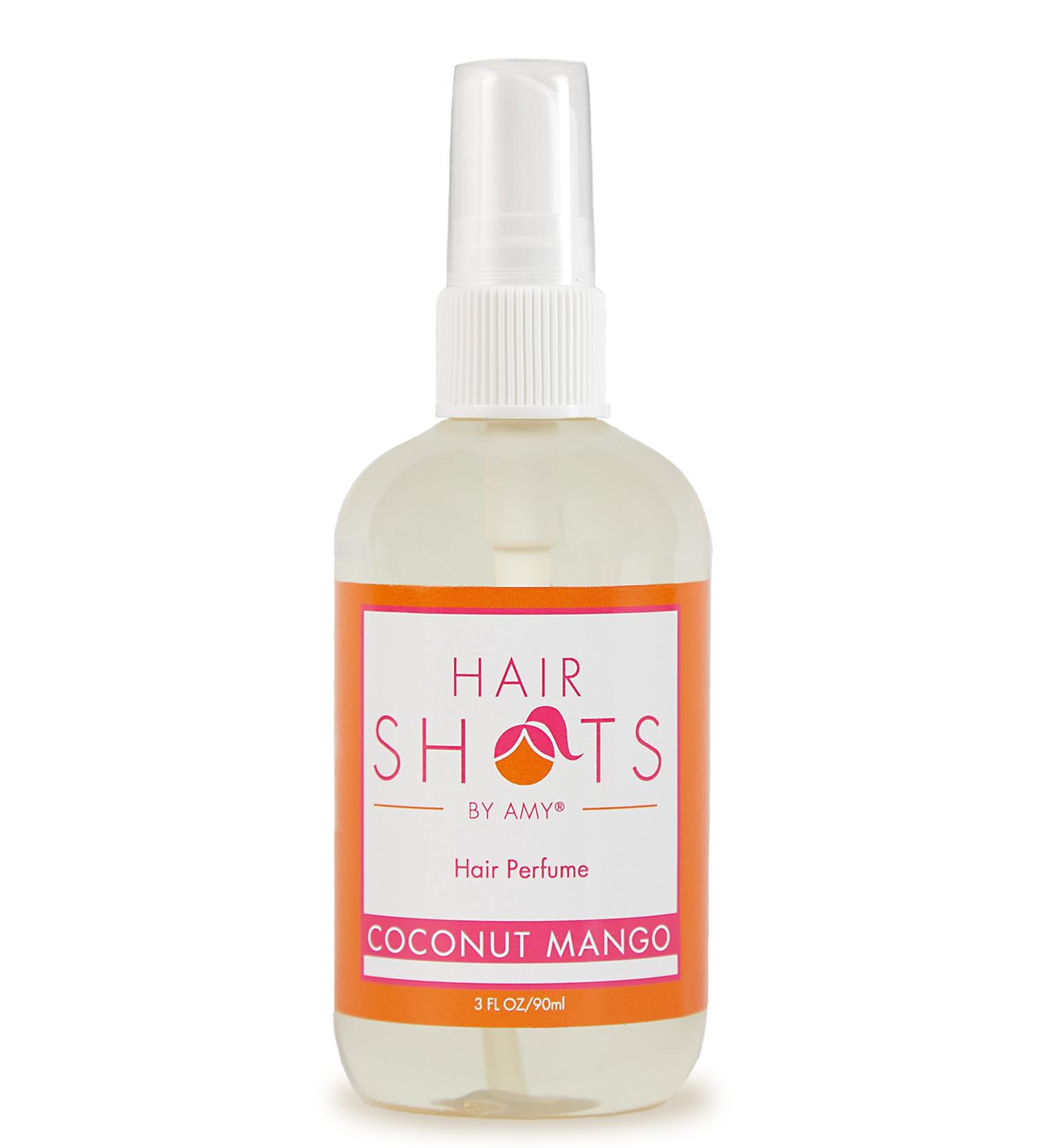 Hair Shots Coconut Mango Perfume Quality Heat Activated 3 oz Hair Fragrance