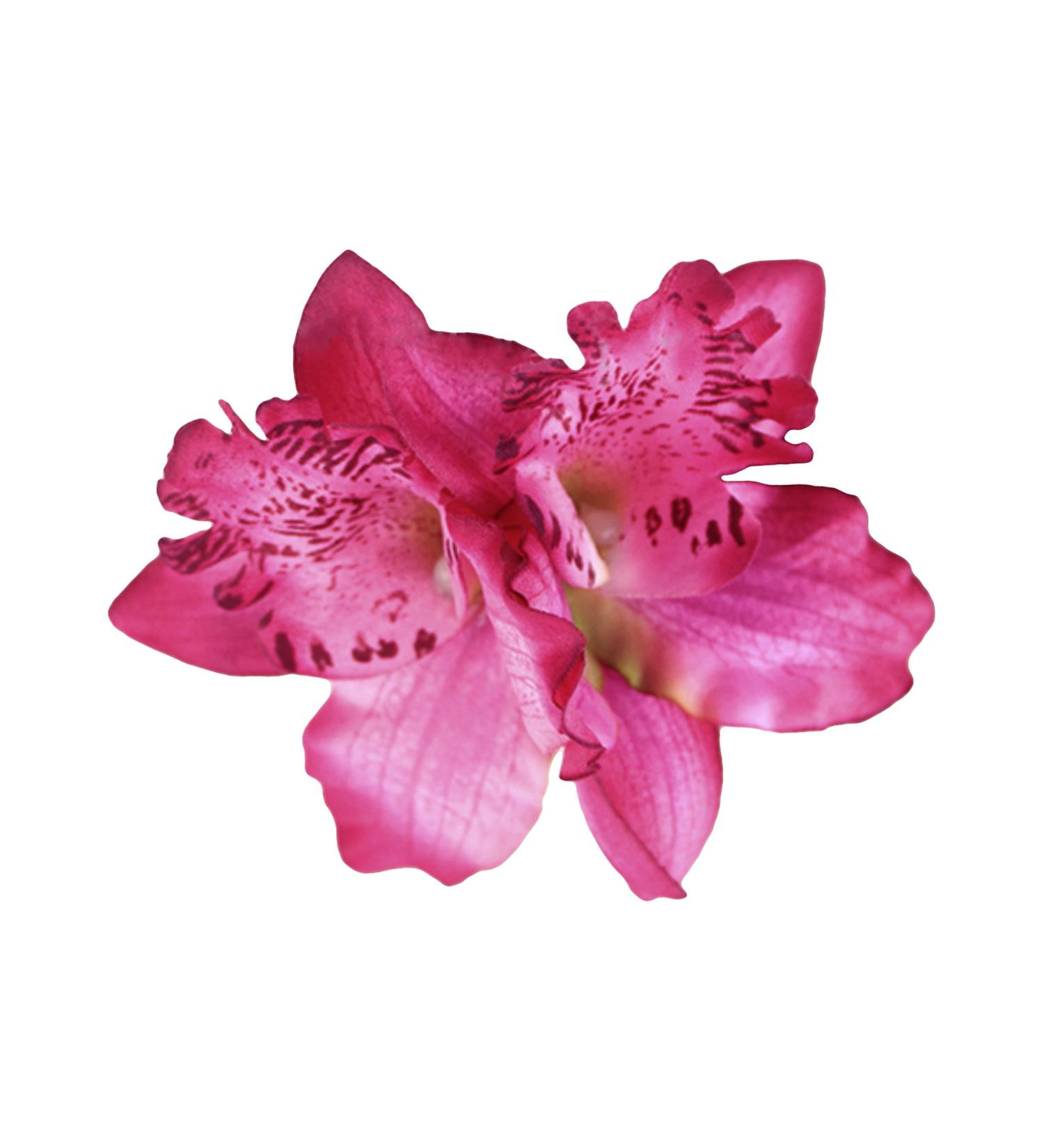 Diawell Orchid Hair Flower Clip - Pink Blossom Corsage Hair Accessory | International Shipping - Buy Online on GoSupps.com