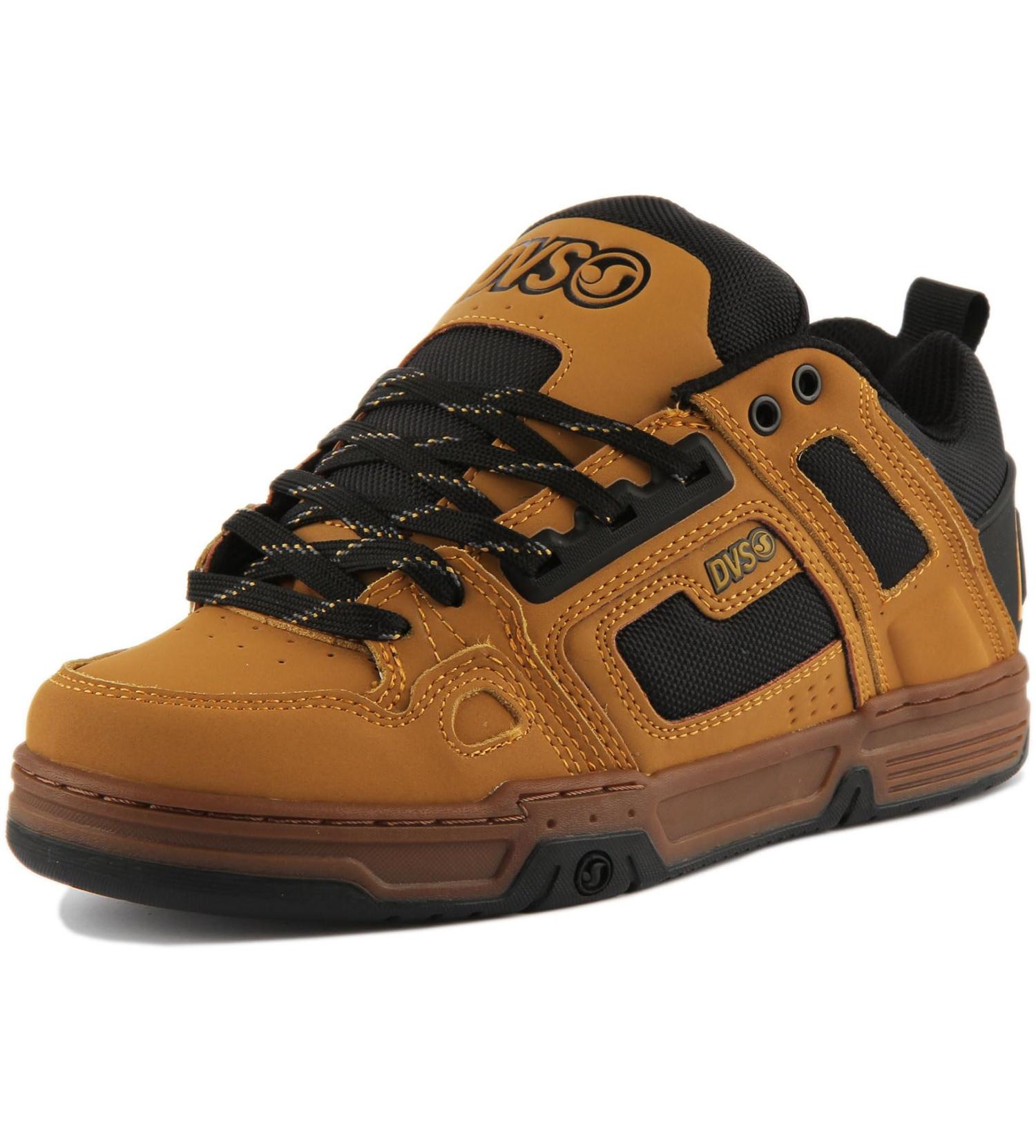 Dvs Footwear Men's Comanche Skate Shoe - Chamois Black Gum Nubuck - Size 44 EU | International Shipping Available - Buy Online on GoSupps.com