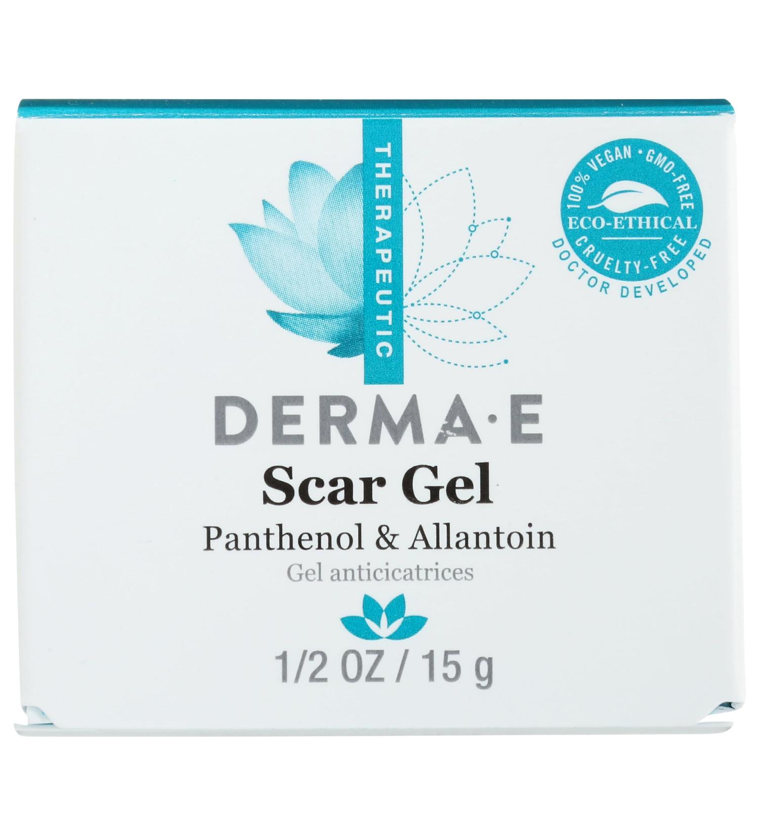 DERMA E Scar Gel - 0.5 OZ | Effective Scar Treatment - Buy Online on GoSupps.com