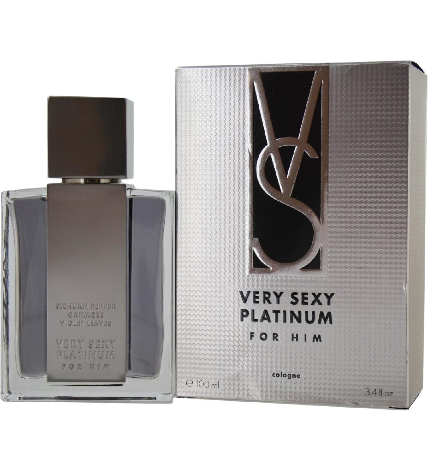 Victoria's Secret Cologne Spray Very Sexy Platinum 3.4 Ounce Oakmoss 3.4 Fl Oz (Pack of 1)