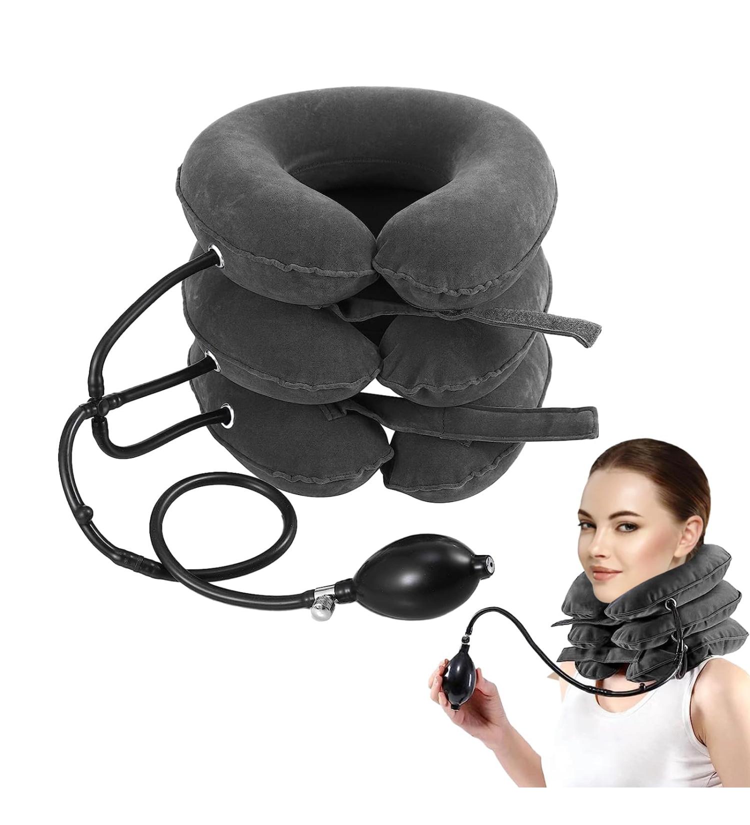 Cervicorrect Neck Brace Neck Stretcher for Neck Pain Relief Inflatable Stretcher Cervical Neck Traction Device Support Keep Vertebrae Stable Relief Neck Pain - Buy Online on GoSupps.com