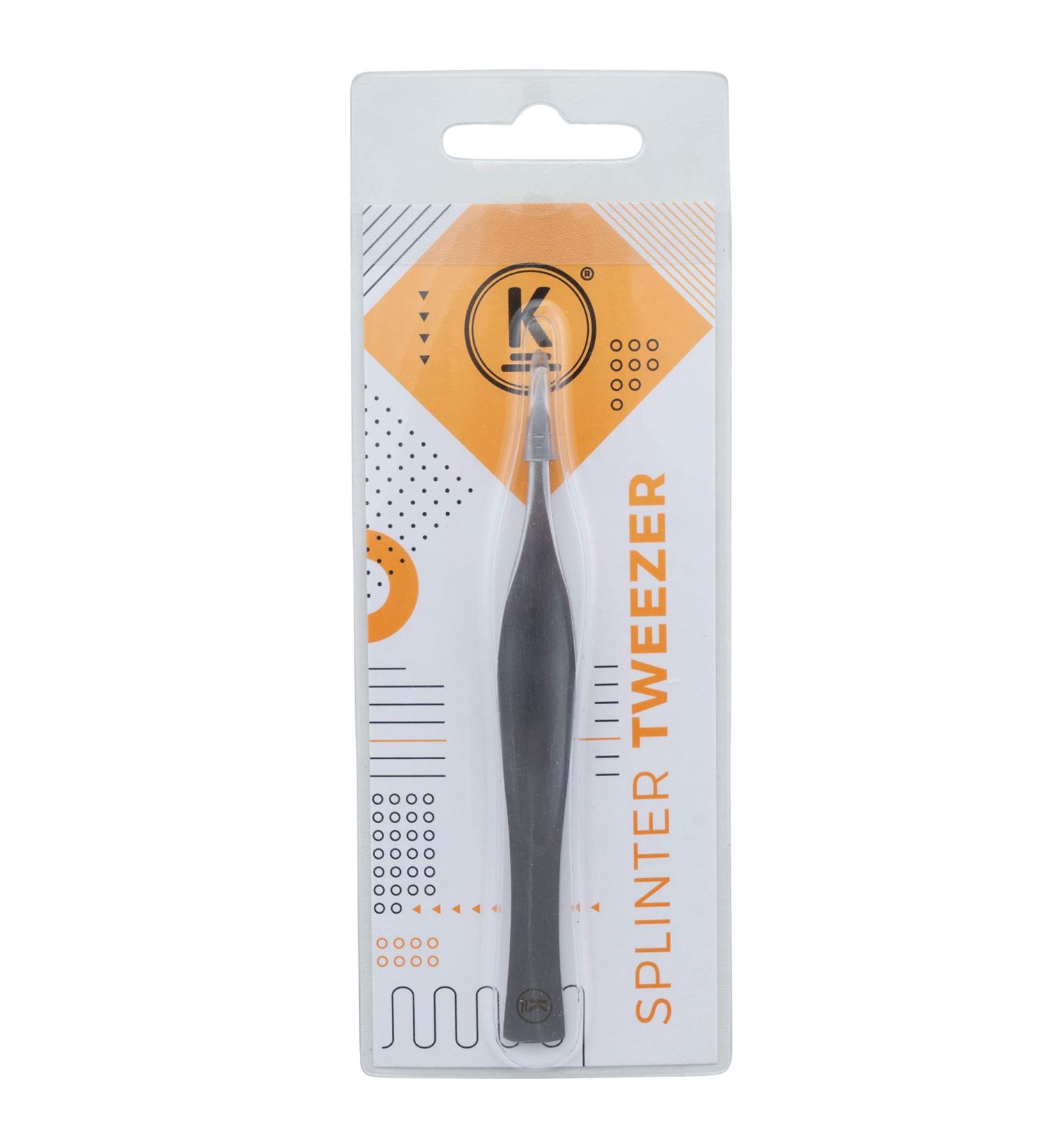 K-Pro Splinter and Ingrown Hair Tweezer Feilchenfeld - Stainless Steel - Buy Online on GoSupps.com