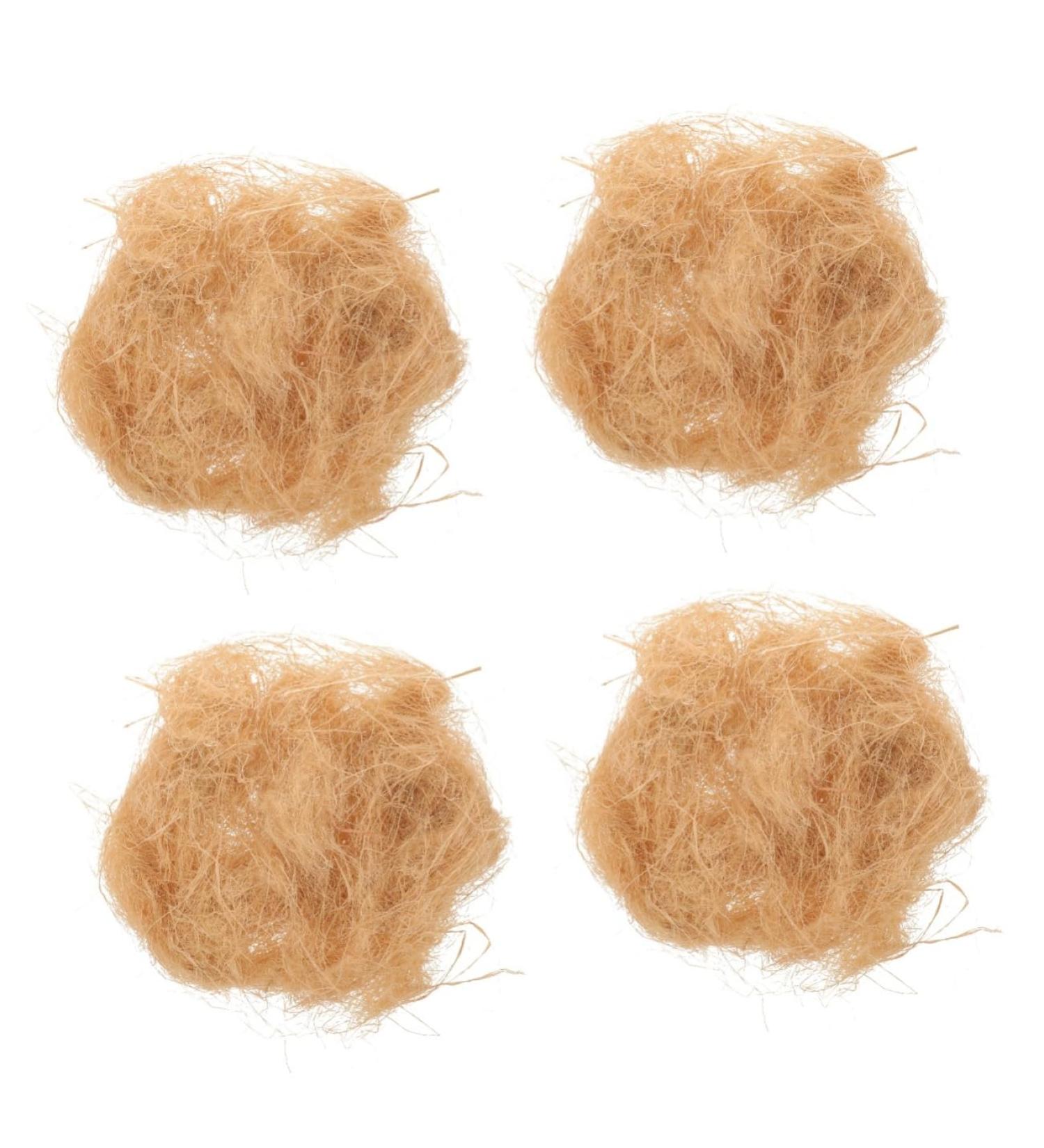 Yardwe 4-Pack Grass Silk Bed Linen Nesting Material for Birds - Ideal Nesting Accessories for Birdhouses (22x12x4cm) - Buy Online on GoSupps.com