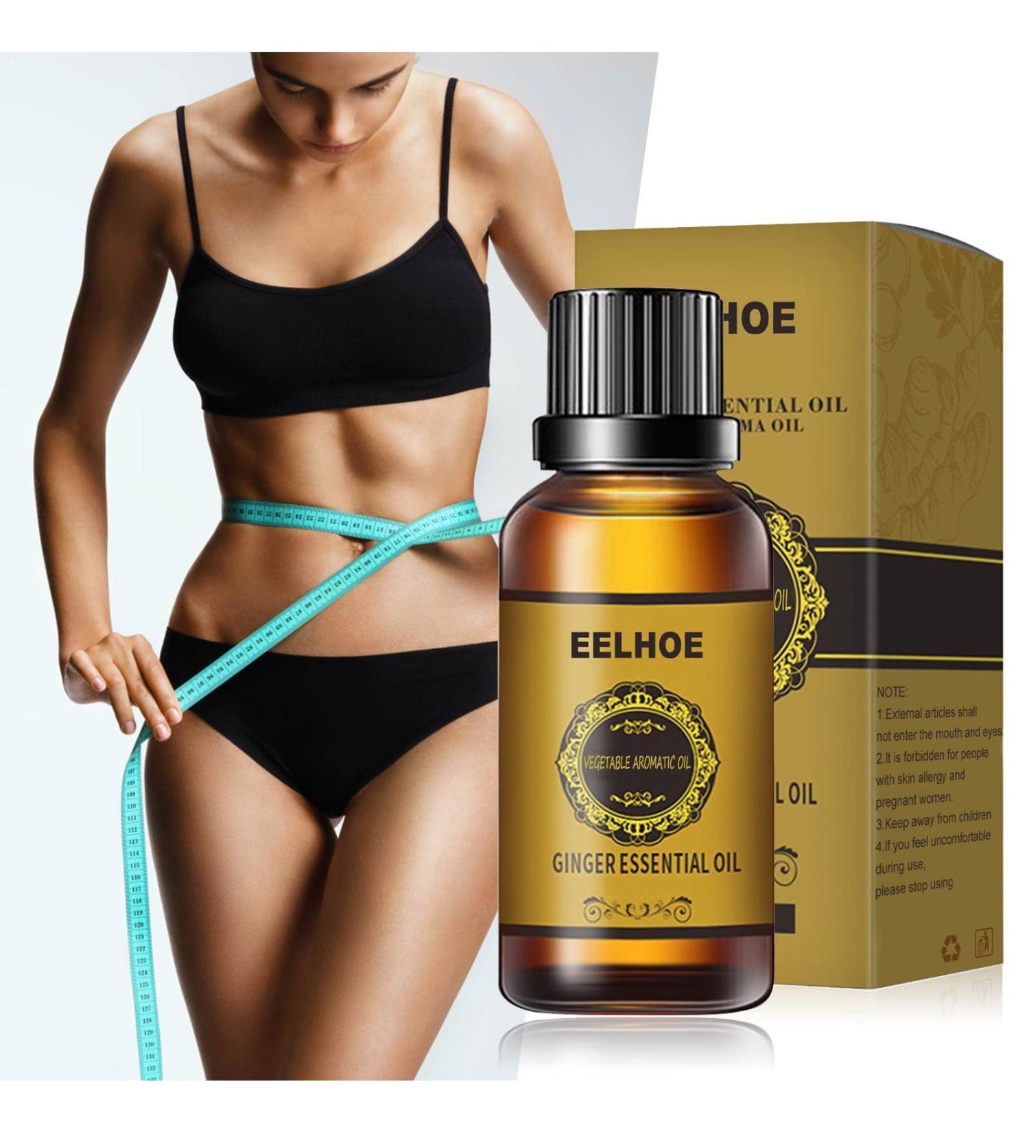Ginger Oil for Weight Loss & Lymphatic Drainage - Detoxifying Slimming Massage Oil (1PC) - Buy Online on GoSupps.com