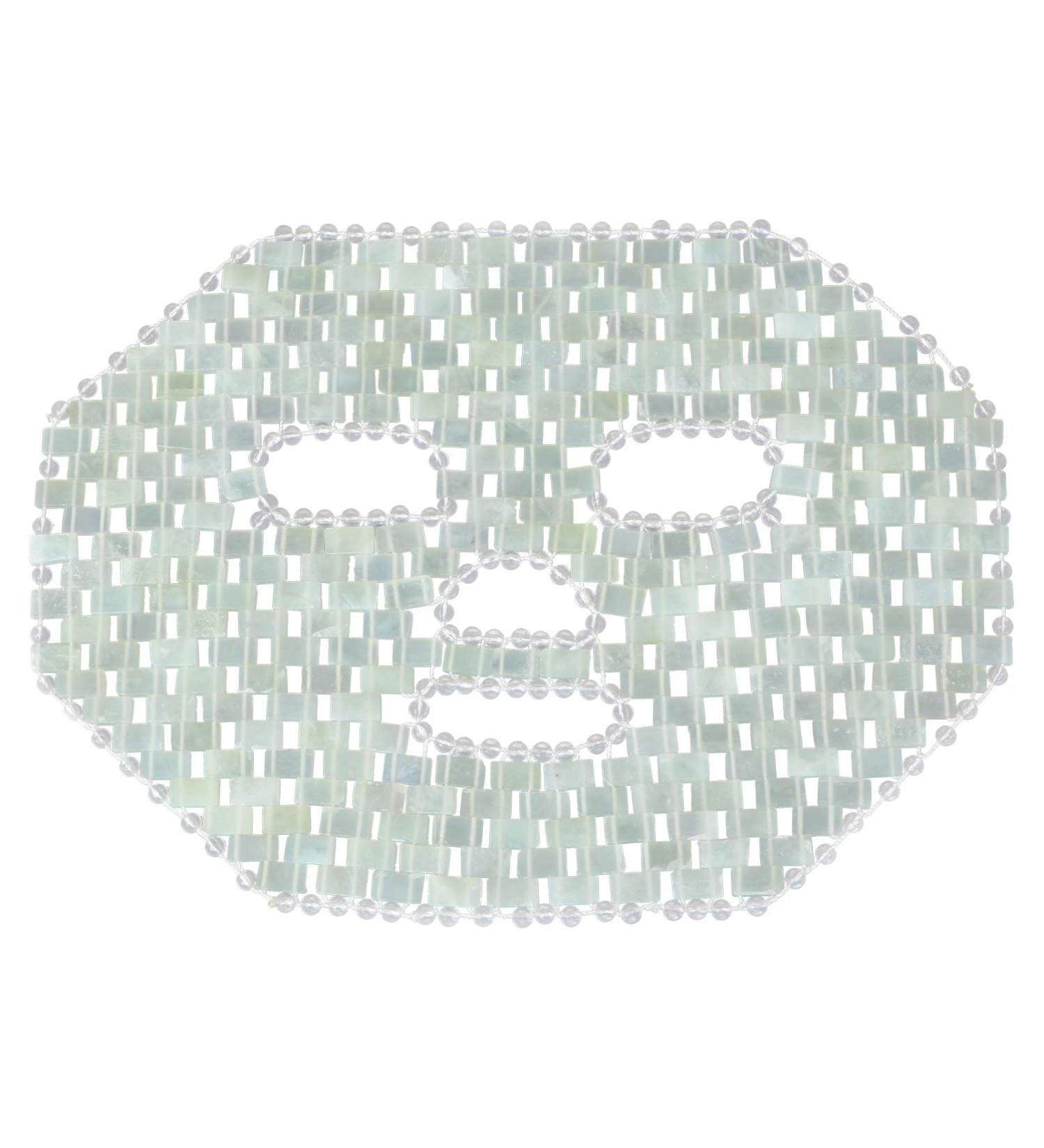 FRCOLOR Jade Facial Mask - Natural Anti-Aging Jade Stone Sleeping Eye Mask for Puffy Eyes & Dark Circles | Beauty Skincare Massage Tool - Buy Online on GoSupps.com