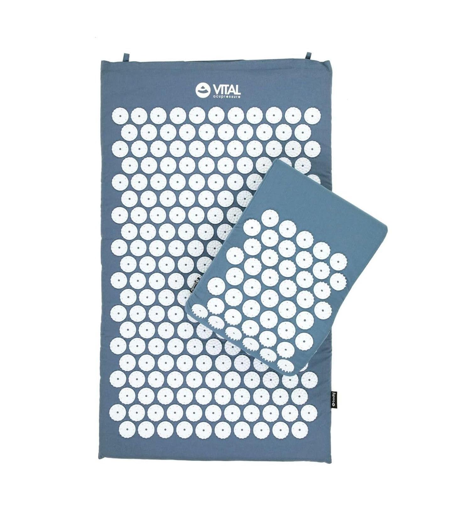 Buy Bodhi Acupressure Set Vital - Acupressure Mat & Pillow for Self-Massage & Relaxation | Blue | International Shipping - Buy Online on GoSupps.com