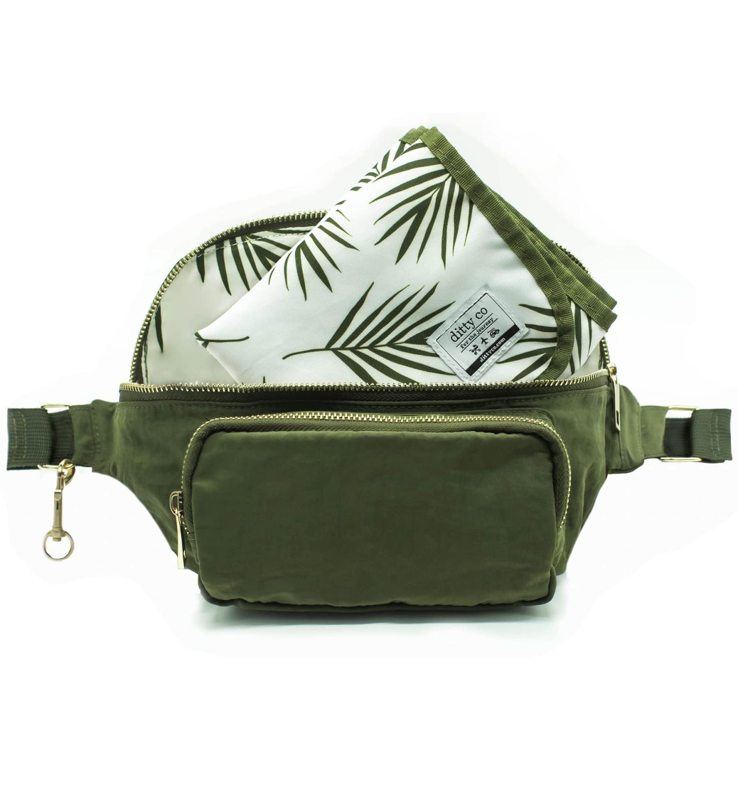 Ditty Co. Small Diaper Bag with Portable Changing Pad | Crossbody Bag for Women | Baby Travel Essentials and Pregnancy Must-Haves - Buy Online on GoSupps.com