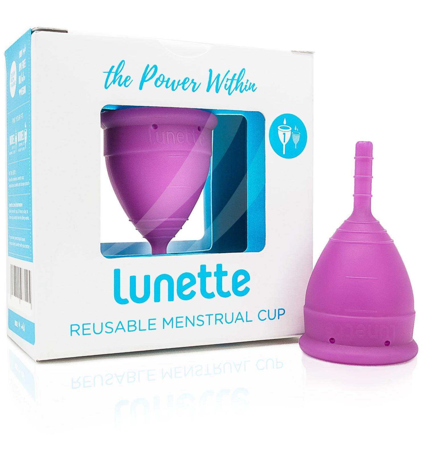 Lunette Menstrual Cup Model 1 - Purple for Light Flow (DE Version) | Eco-Friendly & Comfortable - Buy Online on GoSupps.com