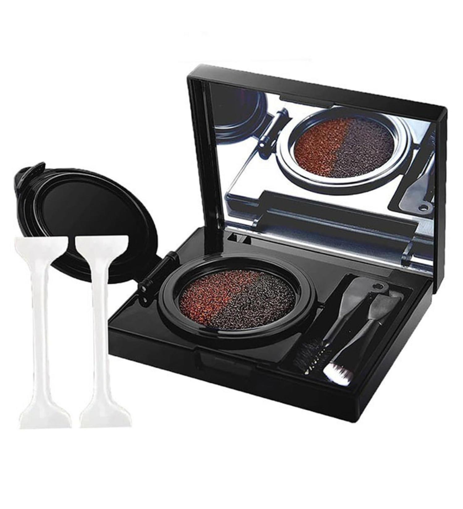 Joygoodta_C89_5521652 Cream Eyeliner Eyebrow with Stamp 2 in 1 DoubleHeaded Eyeliner Stencil Eyebrow Stamp Double Color Waterproof Stain Proof Makeup for Women - Buy Online on GoSupps.com