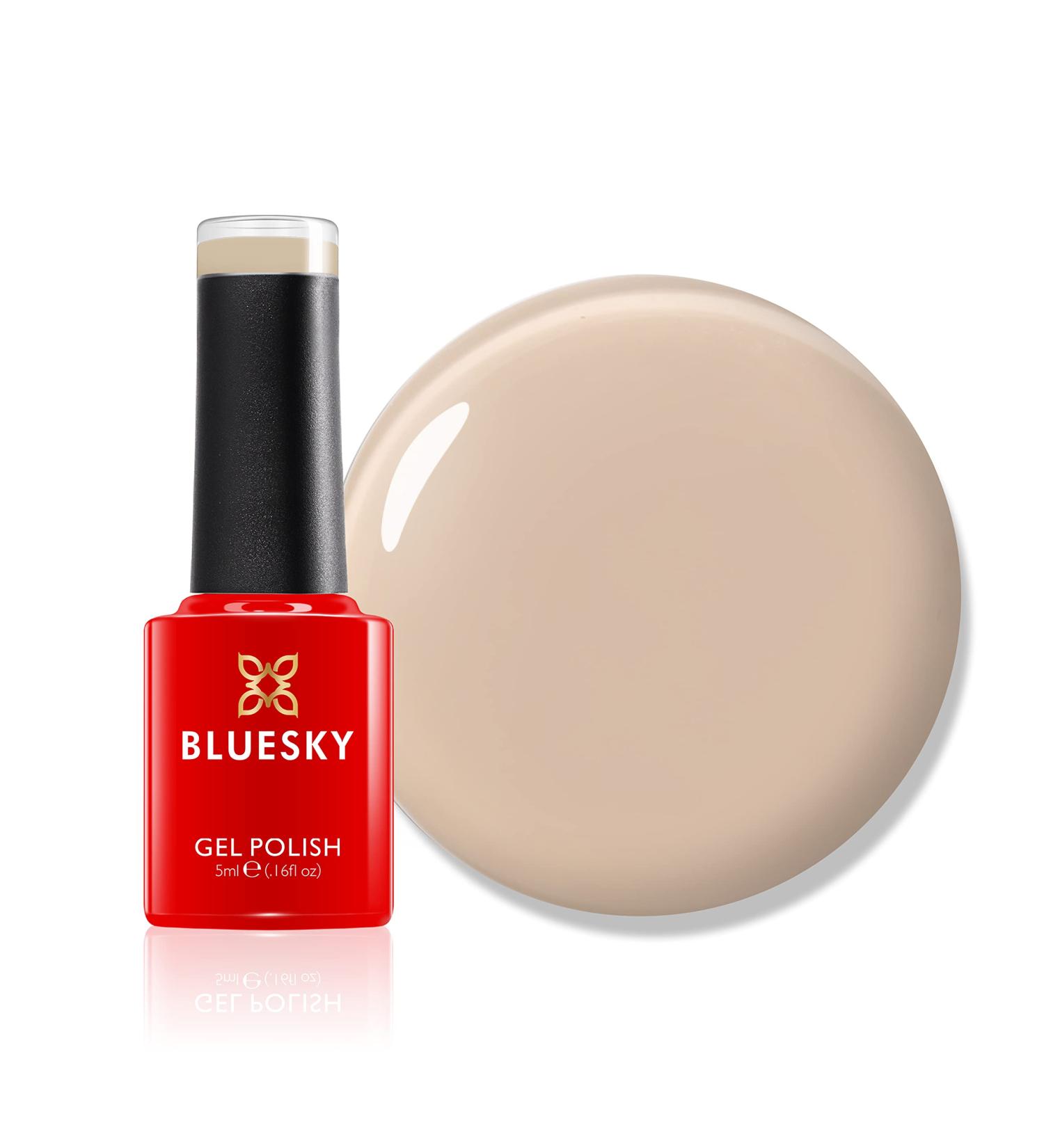 BLUESKY Gel Nail Polish Naked Truth SS2302 Nude Brown Long Lasting Chip Resistant 5 ml Requires Drying Under UV LED Lamp Nude Brown 5 ml (Pack of 1) - Buy Online on GoSupps.com