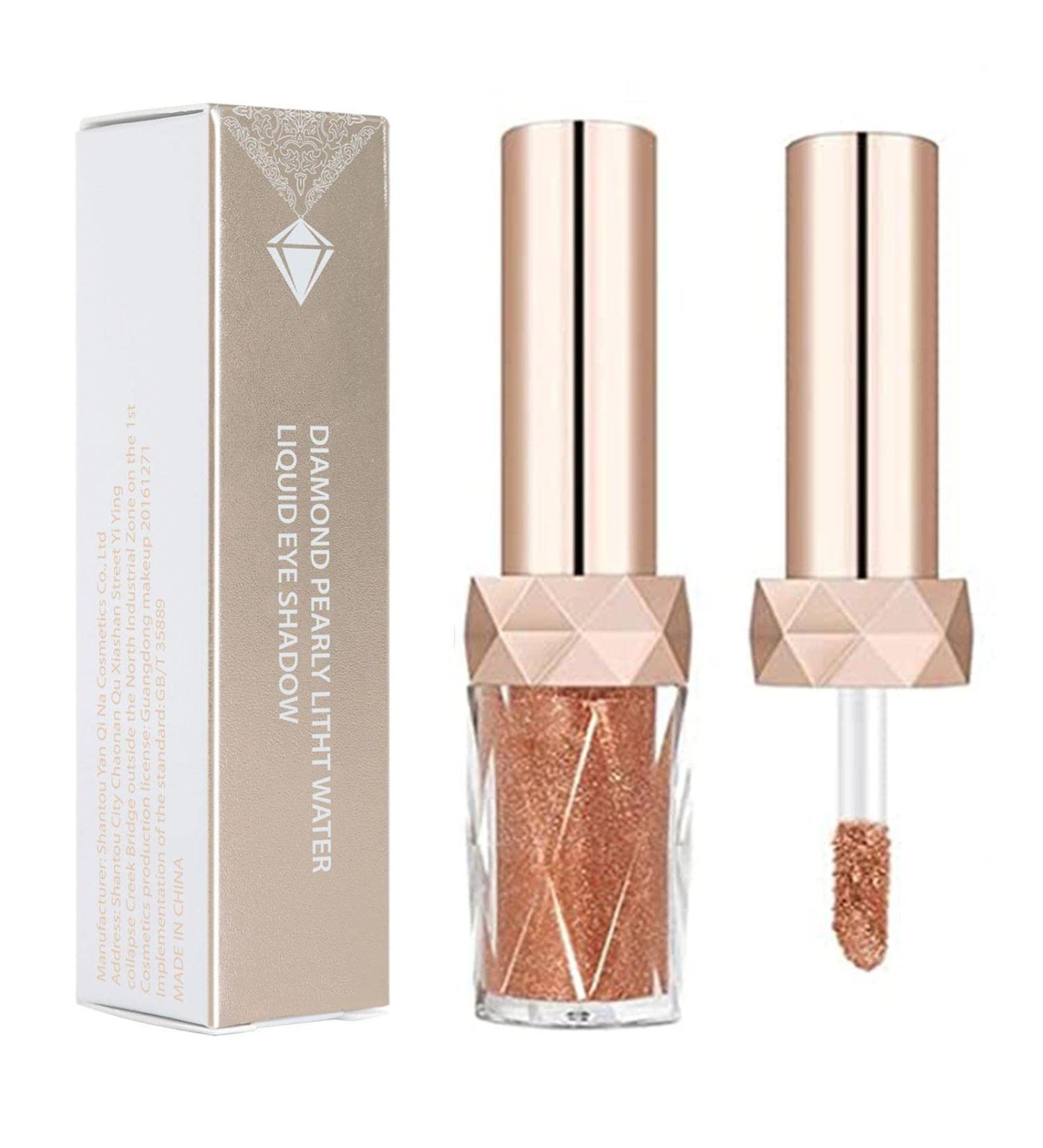 Liquid Eyeshadow - High Pigment Shimmer Eye Shadow - Long-Wearing Eyebrow Shadow with 6 Colors for Daily 04 - Buy Online on GoSupps.com