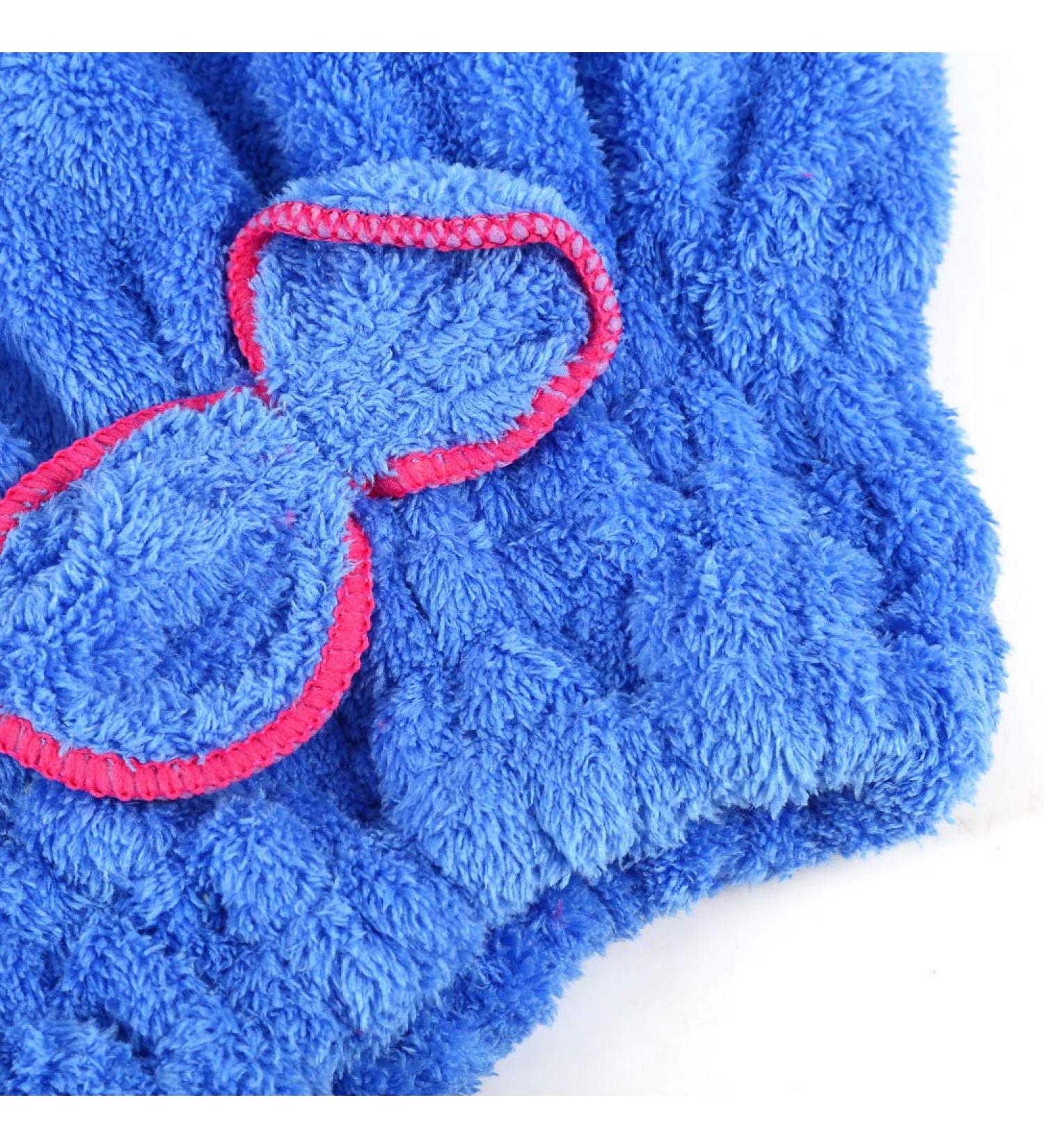 July Gift: Fast-Drying Hair Dryer Towels & Caps - Coral Fleece for Curly Long & Wet Hair - Perfect for Women & Girls - Buy Online on GoSupps.com