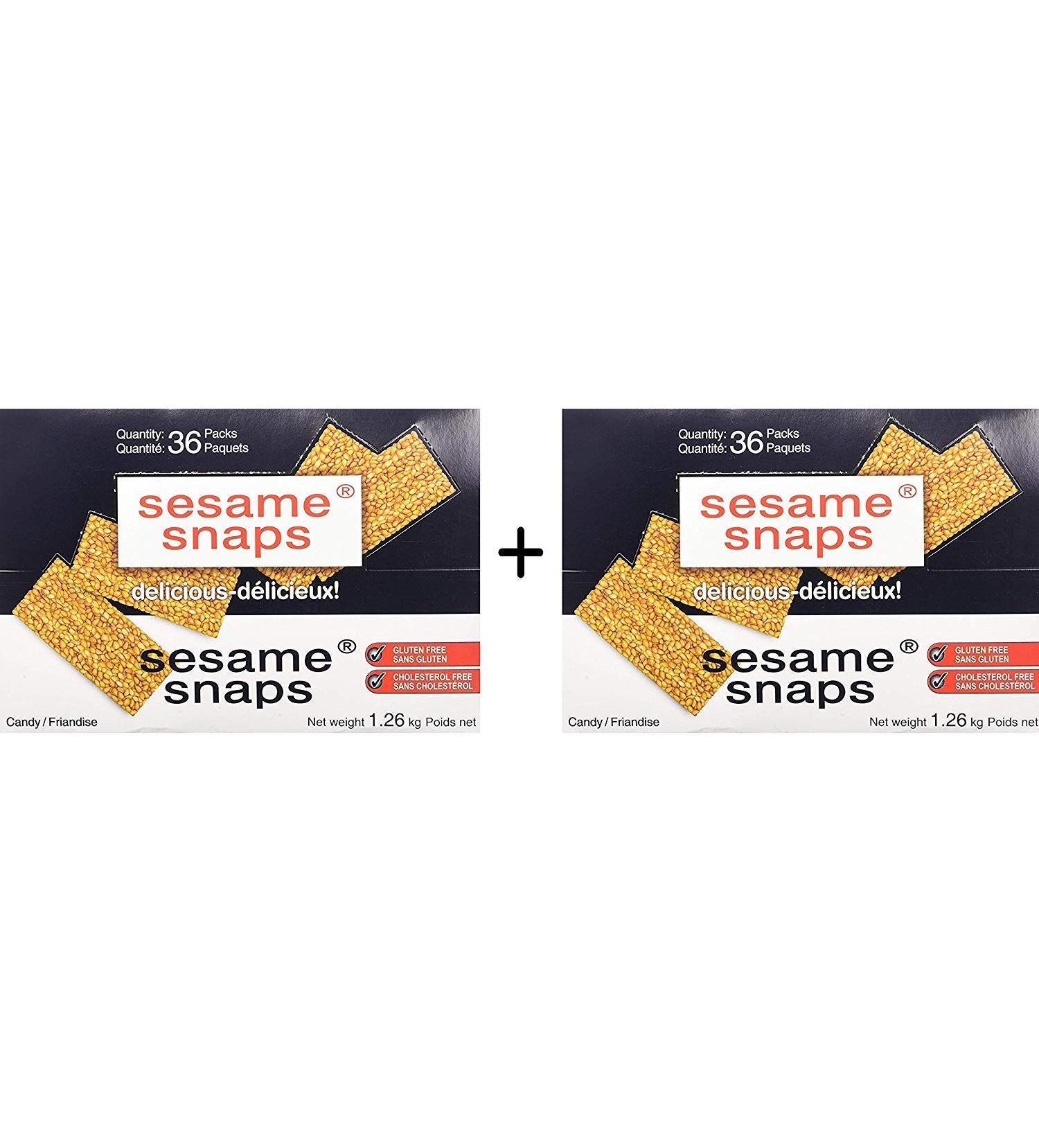 Sesame Snaps Delicious -deliieux! Candy (36X35)Gram Value 2 Pack (Value Pack of 2)