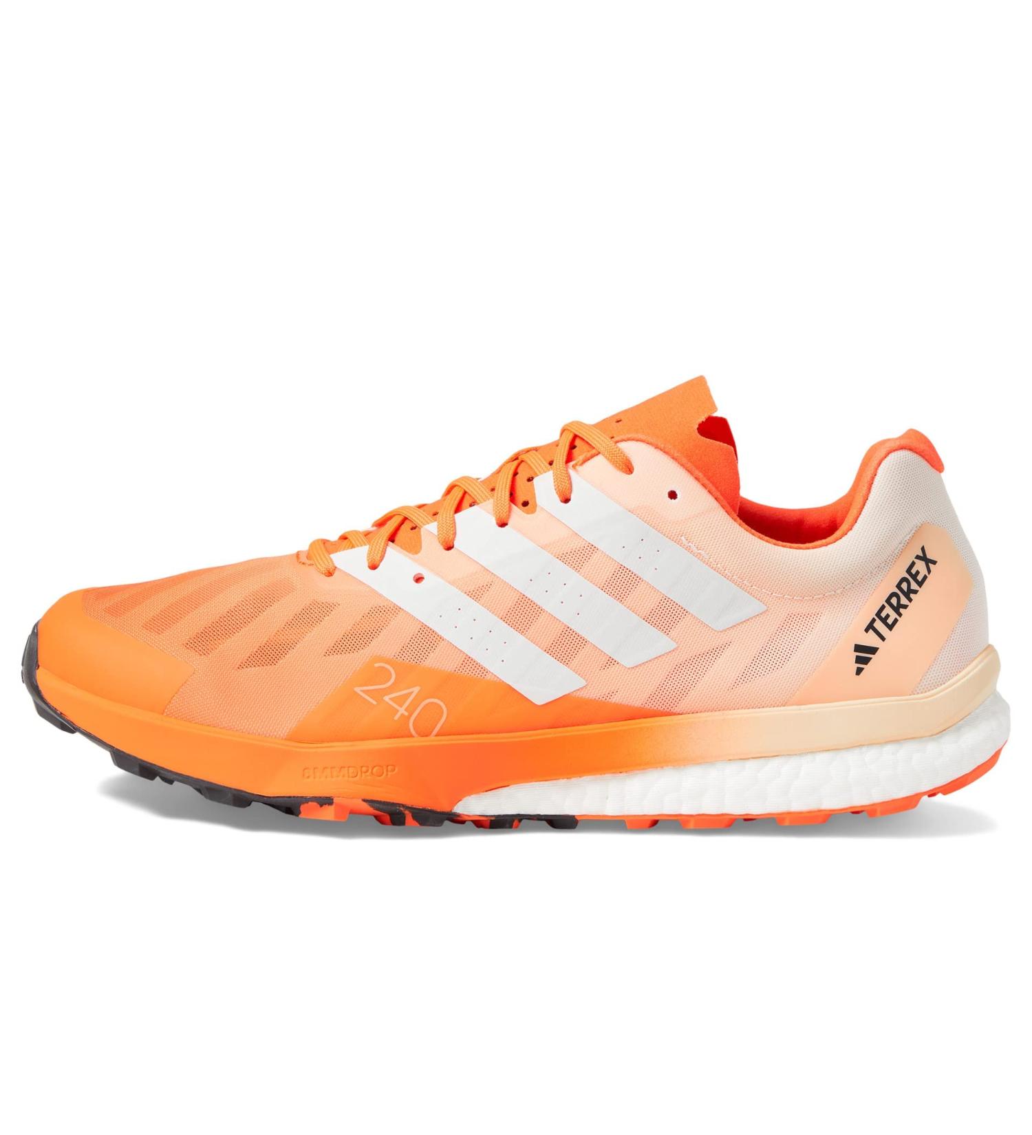 adidas Terrex Speed Ultra Men's 11 Trail Running Shoes - Impact Orange/Crystal White/Black - Buy Online on GoSupps.com