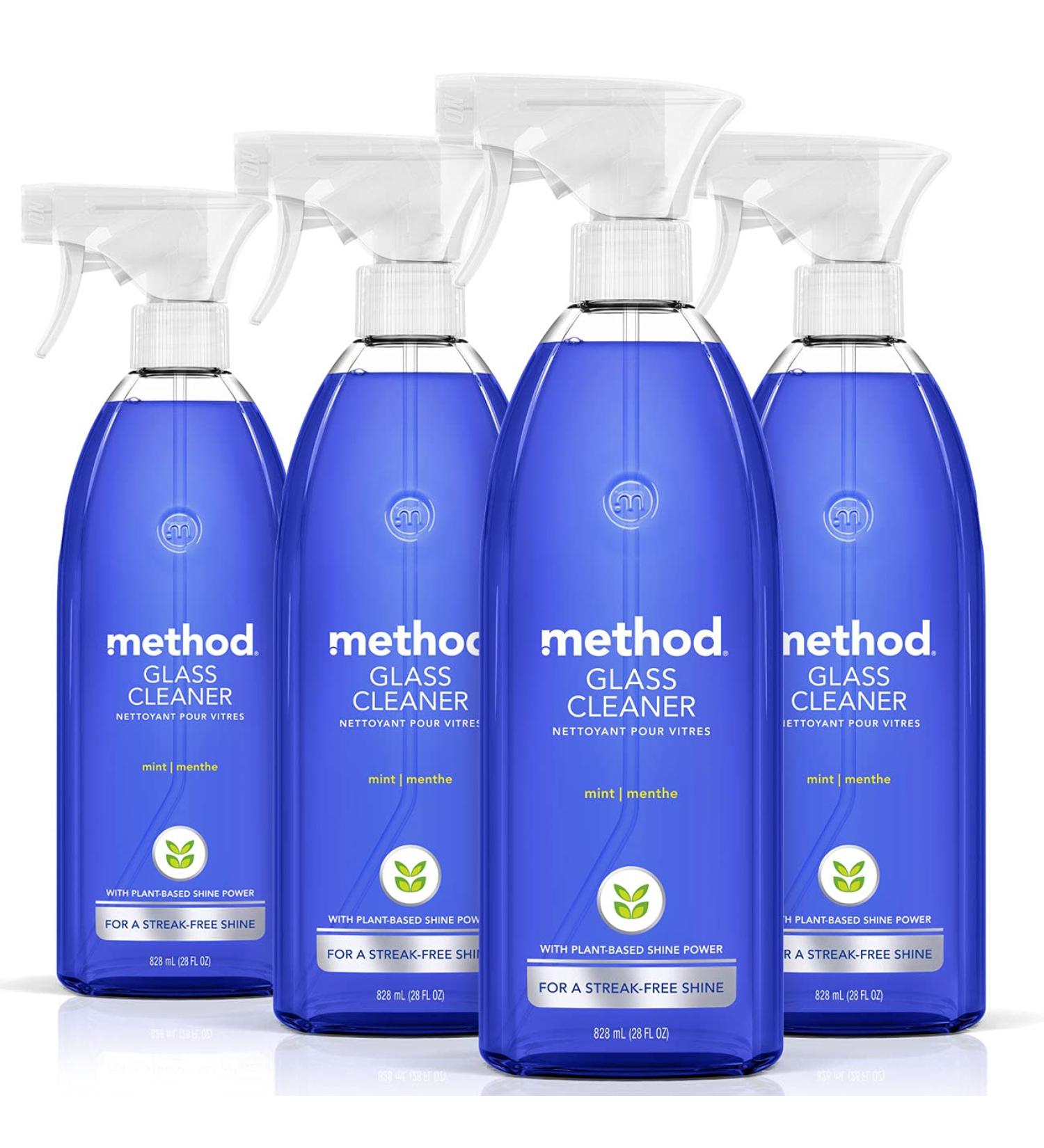 Method Glass Cleaner Mint 28oz 4-Pack - Packaging May Vary | Mint 28fl oz (Pack of 4) - Buy Online on GoSupps.com