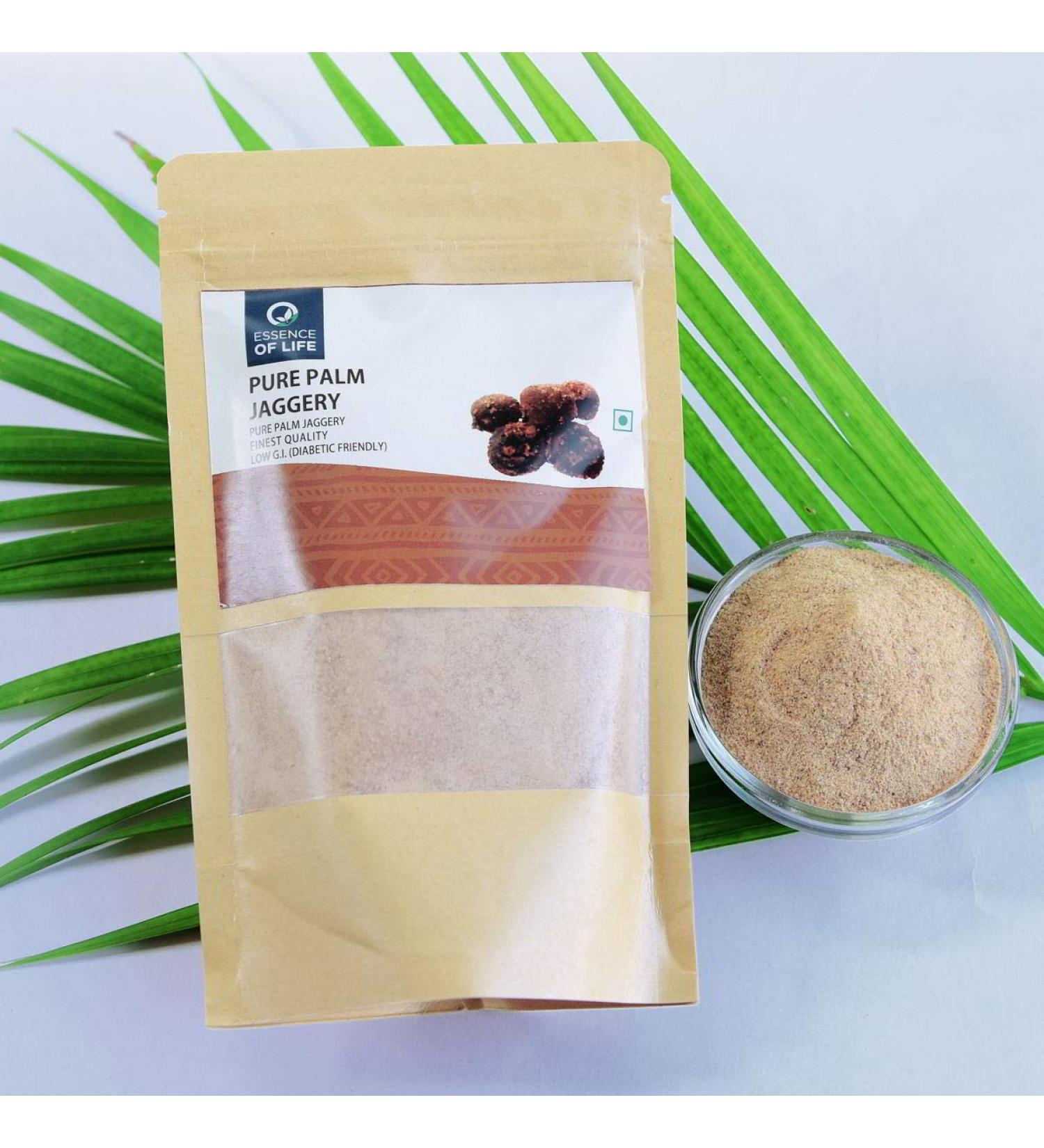 Essence of Life Pure Palm Jaggery 250gm - Buy Online on GoSupps.com