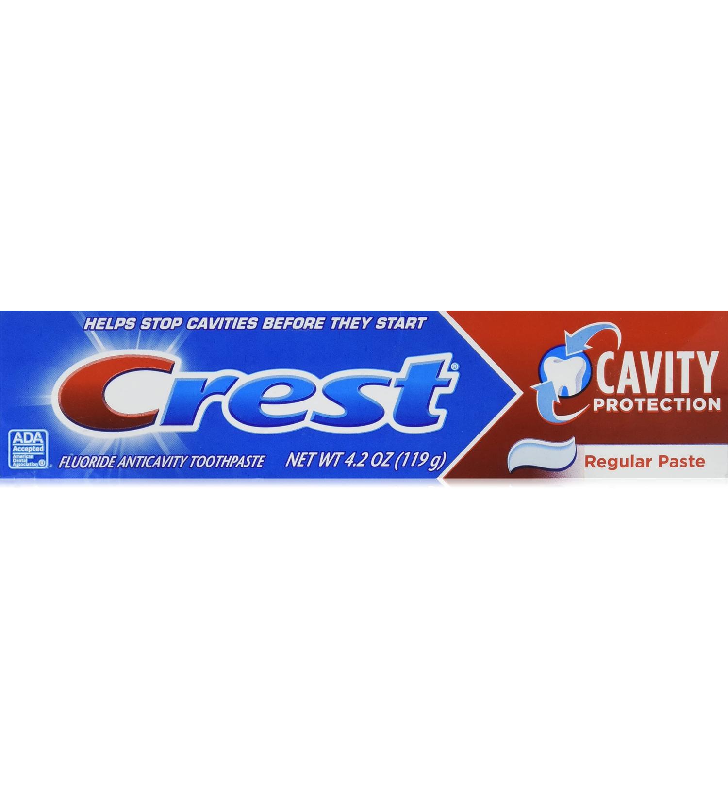 Crest Cavity Protection Toothpaste 4.2 Oz - Regular Paste for Optimal Dental Health - Buy Online on GoSupps.com