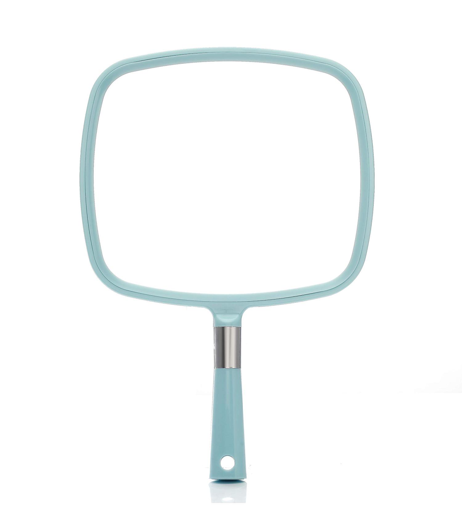 Miss Sweet Hand Held Mirror 9x8 inch (Blue) - Compact and Stylish Mirror for On-The-Go Beauty - Buy Online on GoSupps.com
