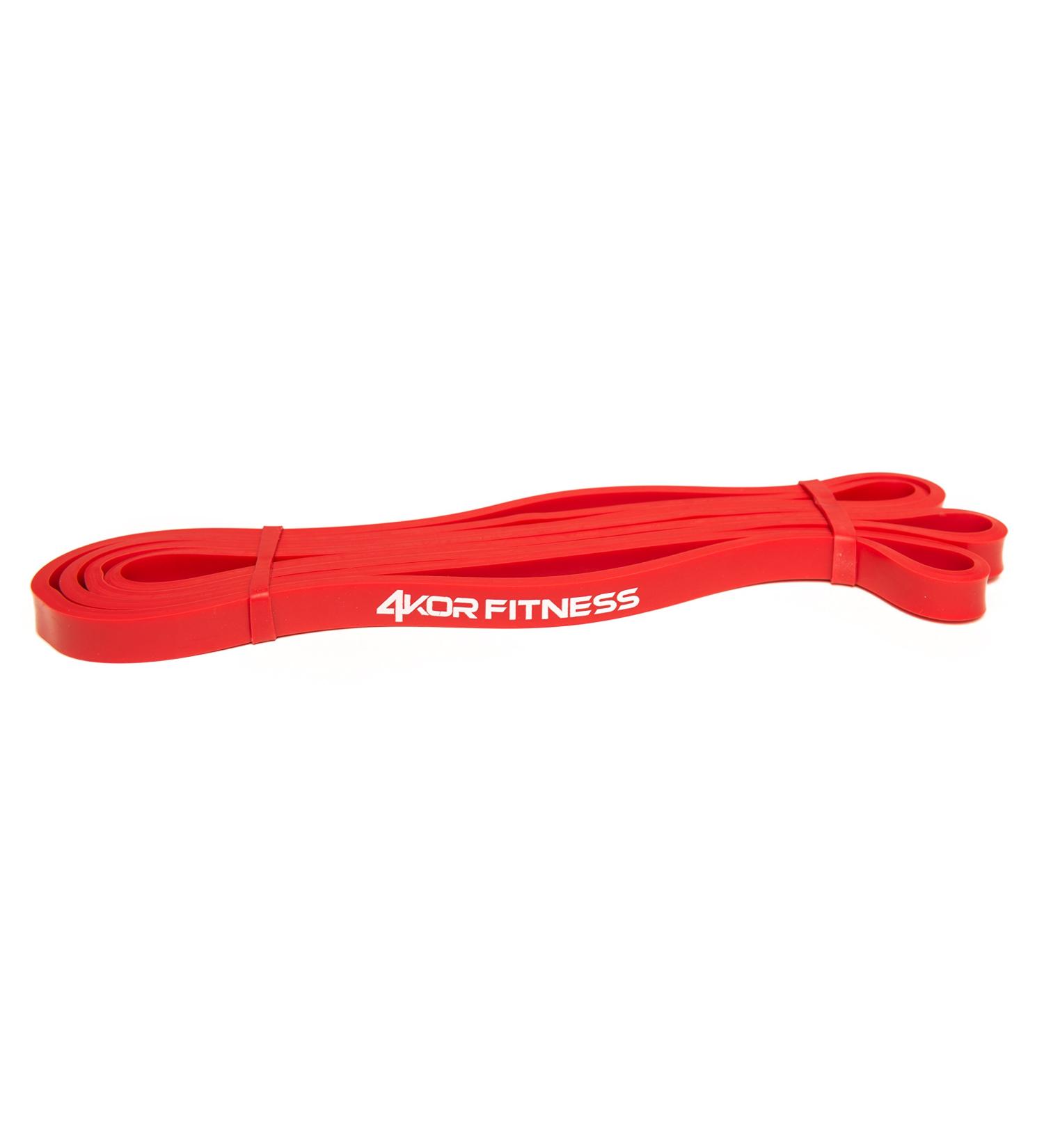 4KOR Fitness Pull Up Assist Band - Heavy Duty 41 Resistance Loop Band for Crossfit Weightlifting Mobility & Therapy | Fury Red - 15 to 35 lbs - Home & Gym Workouts - Buy Online on GoSupps.com