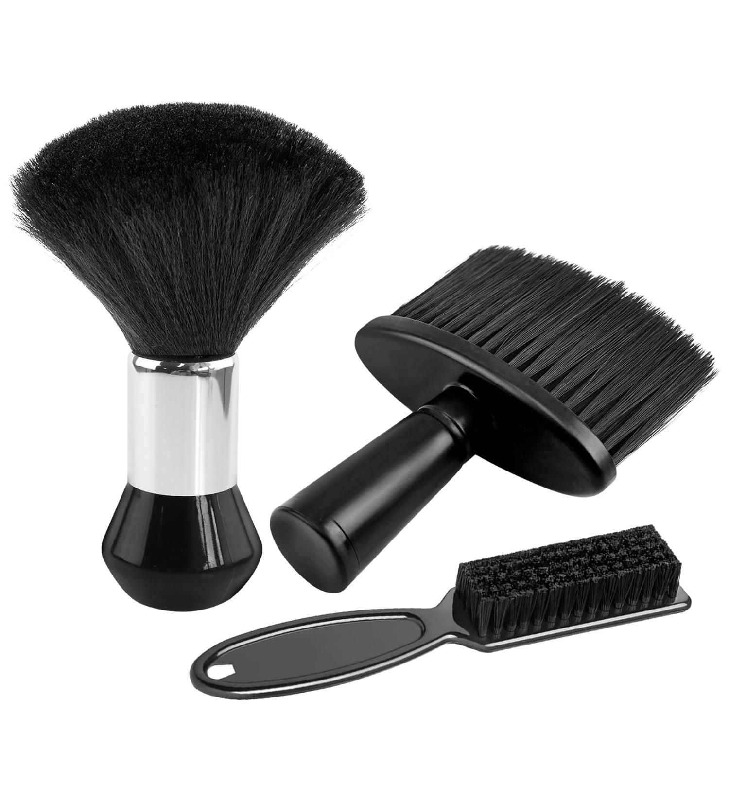 2 Piece Neck Brush Set Hairdresser Neck Brush Soft Barber Brush Hairdresser Brush for Cleaning Broken Hair on the Neck - Buy Online on GoSupps.com