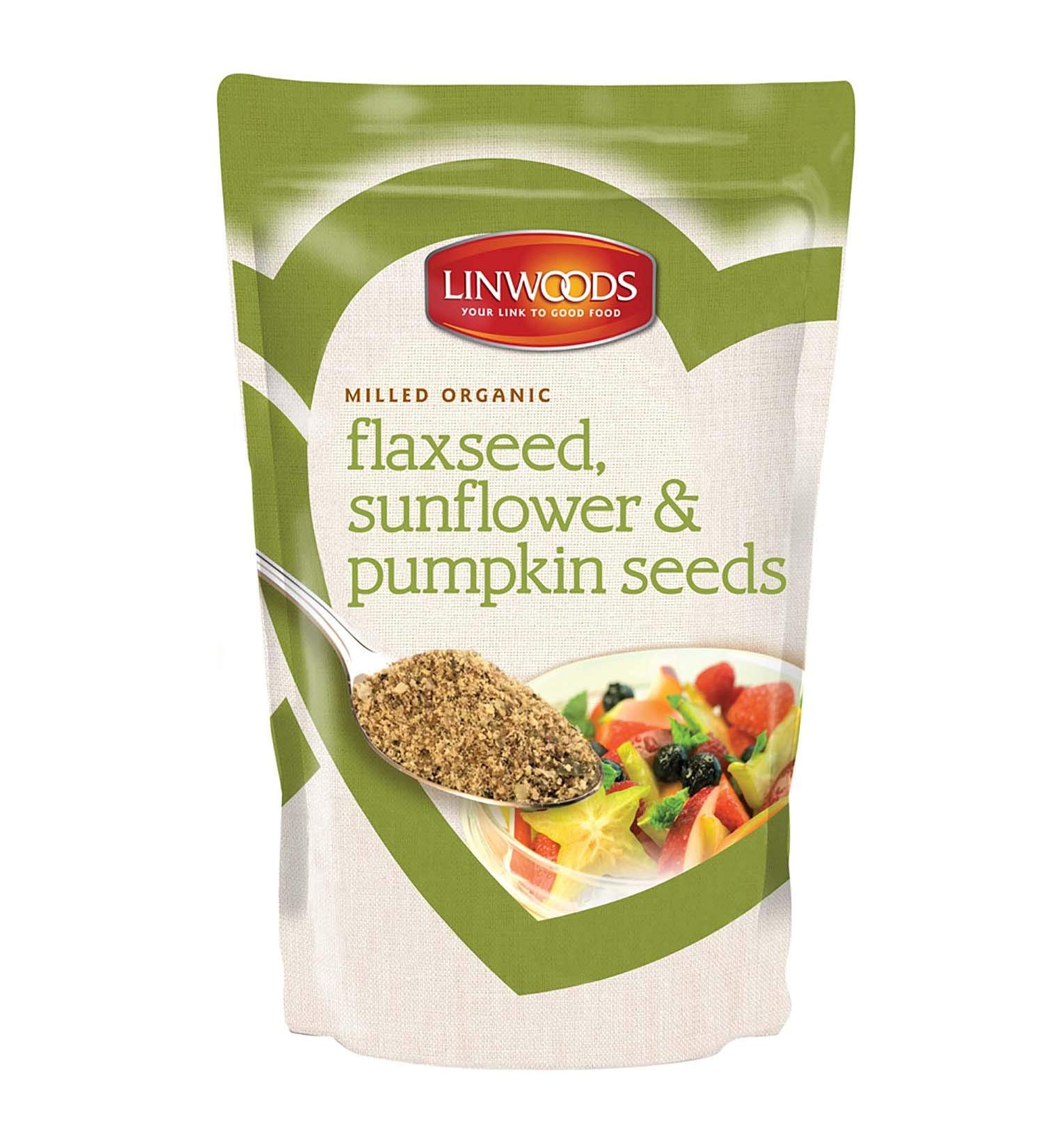 Linwoods Milled Organic Flaxseed Sunflower and Pumpkin Seeds 425 g - Buy Online on GoSupps.com