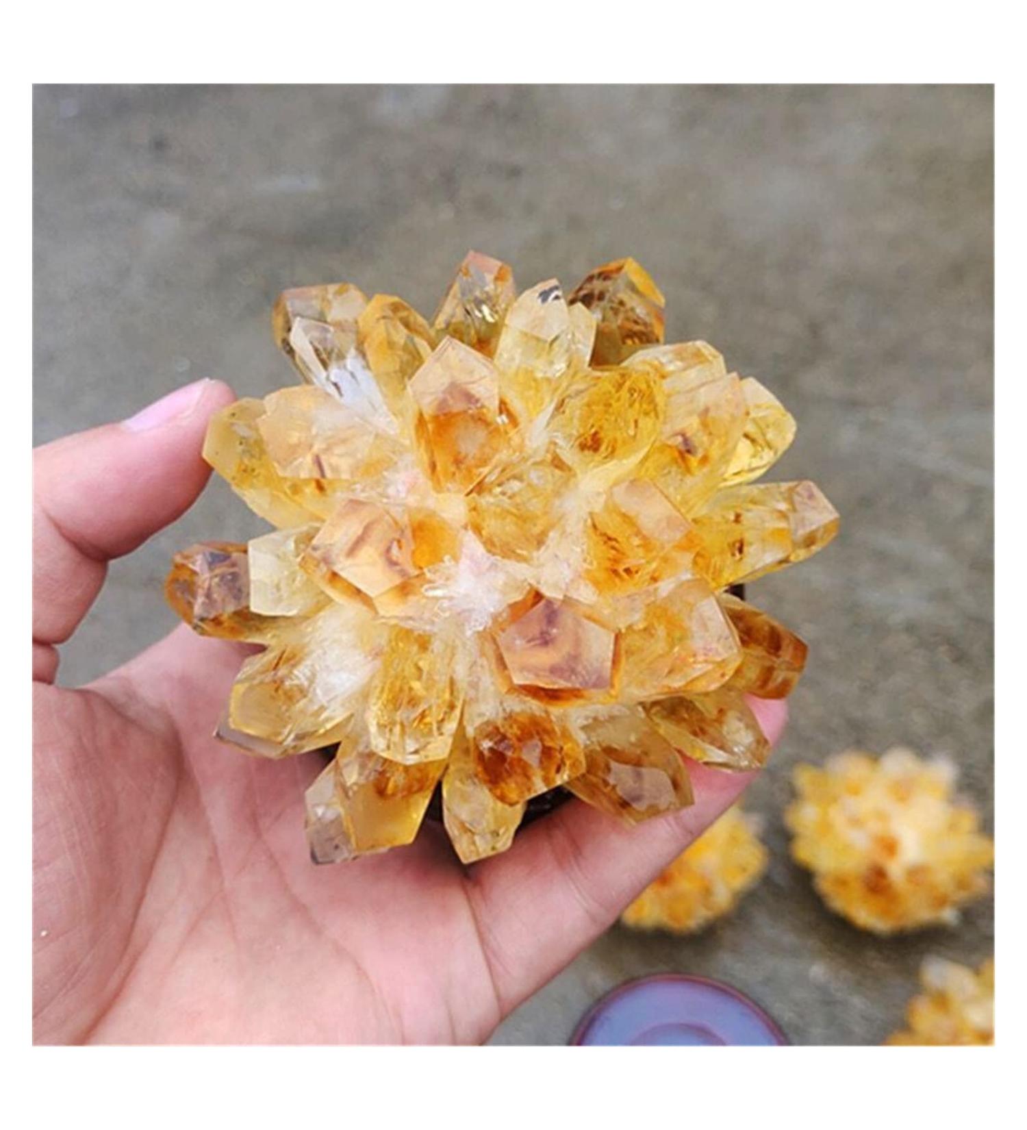 Natural Crystal Rough Raw Citrine Natural Quartz Stone Crystal Cluster Yellow Specimen Home Decoration Decoration (Color : A Yellow Size : 200-300g) 200-300g A Yellow - Buy Online on GoSupps.com