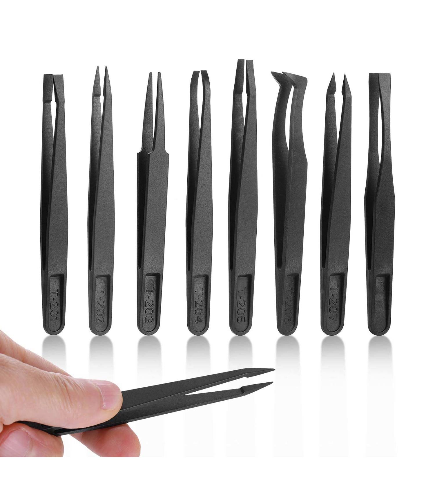 8 Pieces Venus Fly Trap Feeding Tweezers Carnivorous Plant Feeding Tongs Straight and Curved Food Tongs for Flytraps Pitcher Plants Butterwort Reptile Feeding - Buy Online on GoSupps.com