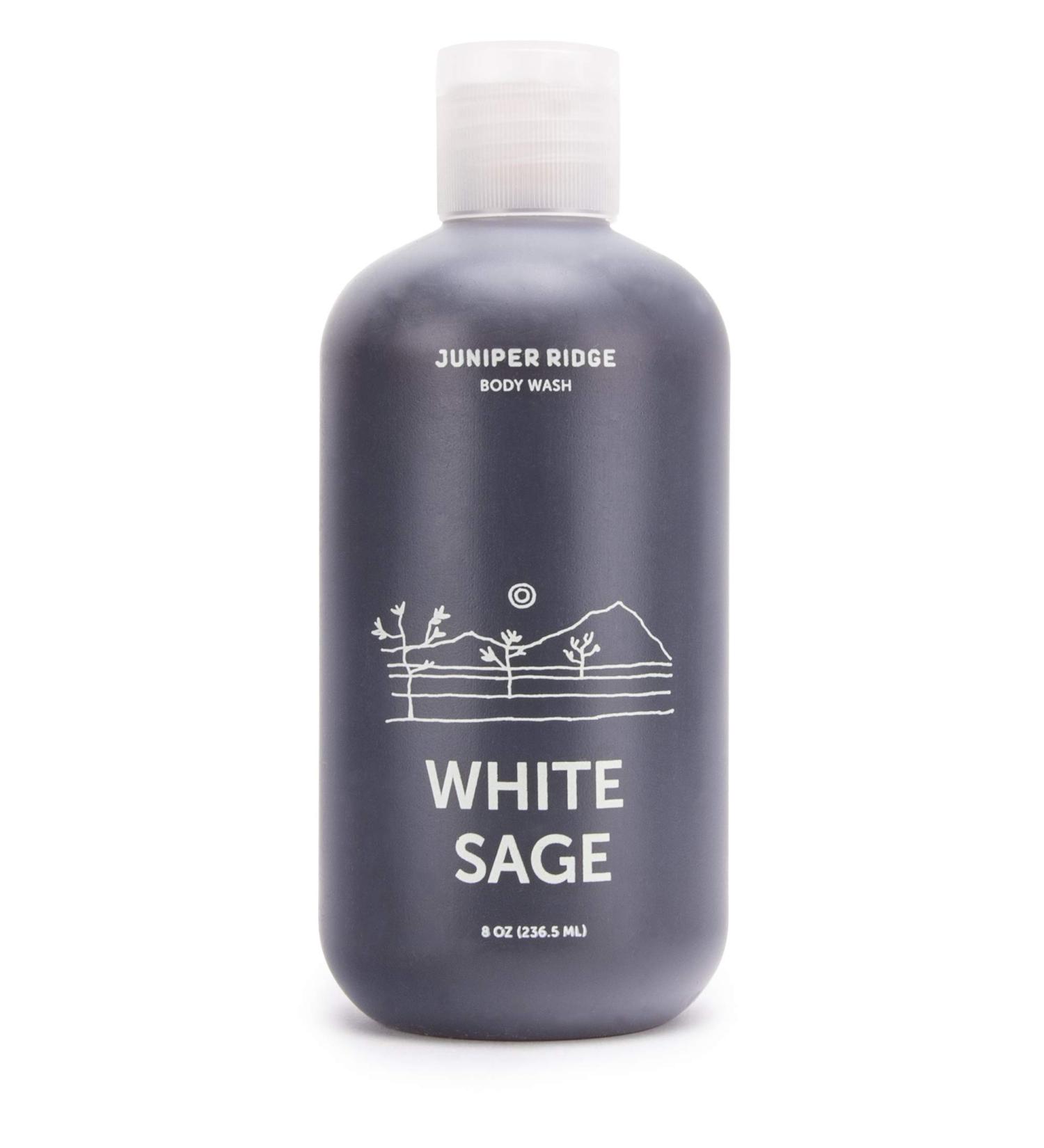 Organic Vegan White Sage Body Wash - Concentrated Castile Soap with Essential Oils - 8oz Cruelty-Free Shower Gel - Buy Online on GoSupps.com