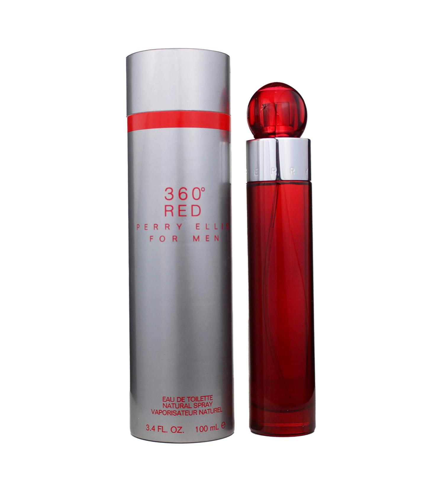 Perry Ellis 360 Red for Men 3.4 fl oz EDT - Masculine Fragrance in Gray Bottle - Buy Online on GoSupps.com