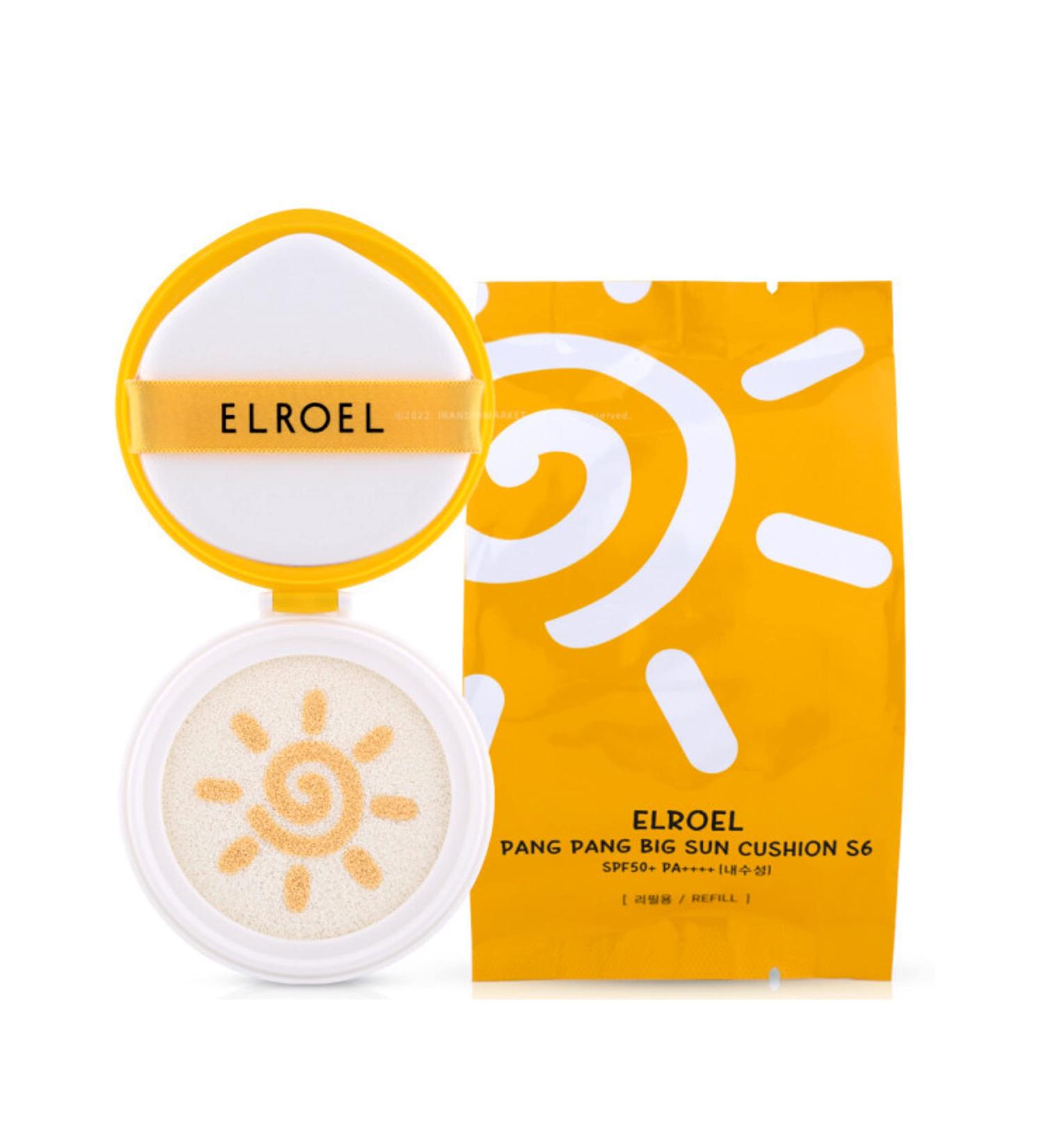 PAE  ELROEL  Latest  Season 06 / PANG PANG Big Sun Screen UV Shield Cushion S6 / ONLY Refill 1ea / SPF 50+ PA++++ / 0.9 oz (25g)