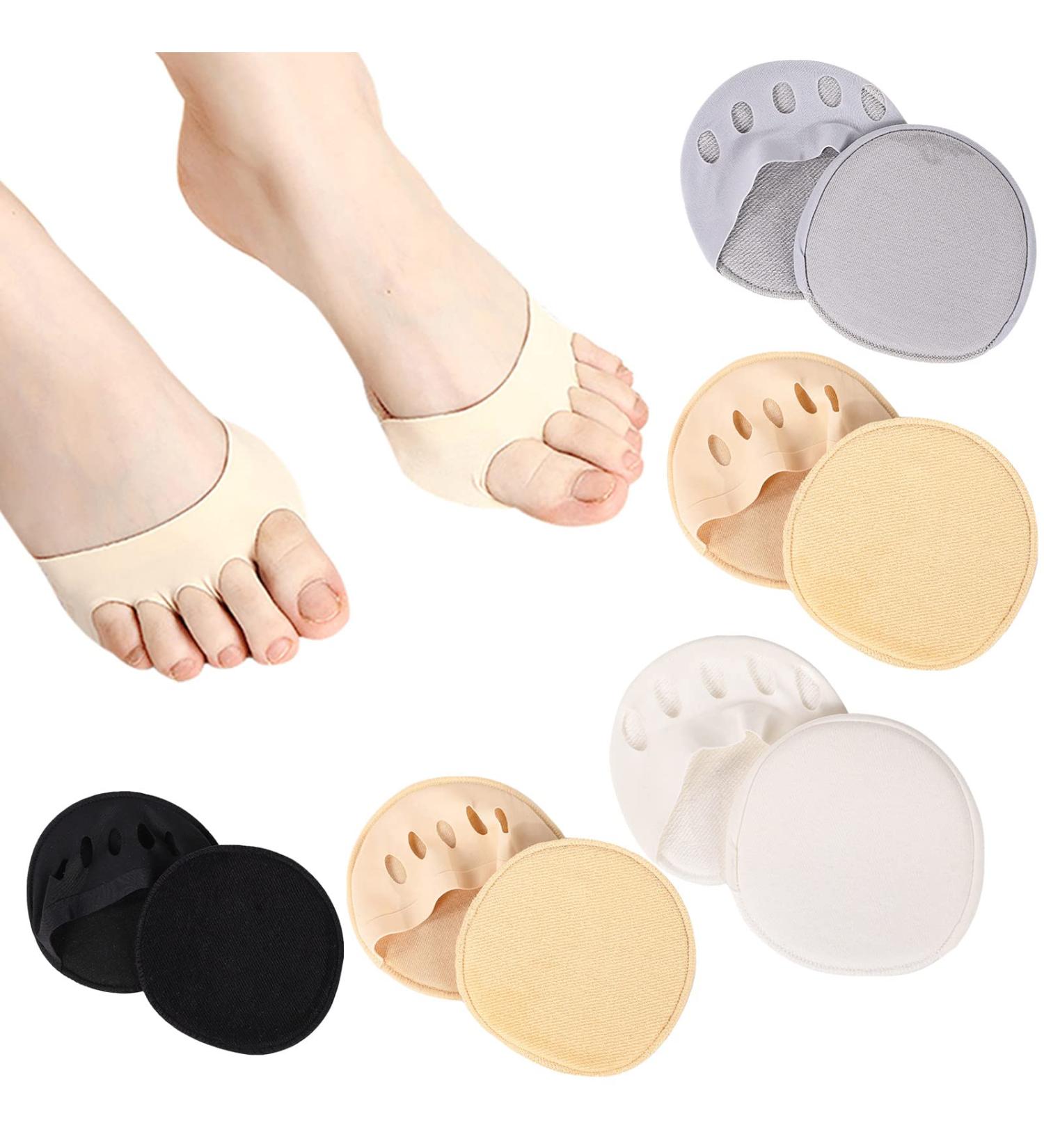 Buy Women's Fabric Forefoot Pads - Comfortable Non-Slip Metatarsal Cushions for High Heels (5 Pairs) - International Shipping Available - Buy Online on GoSupps.com