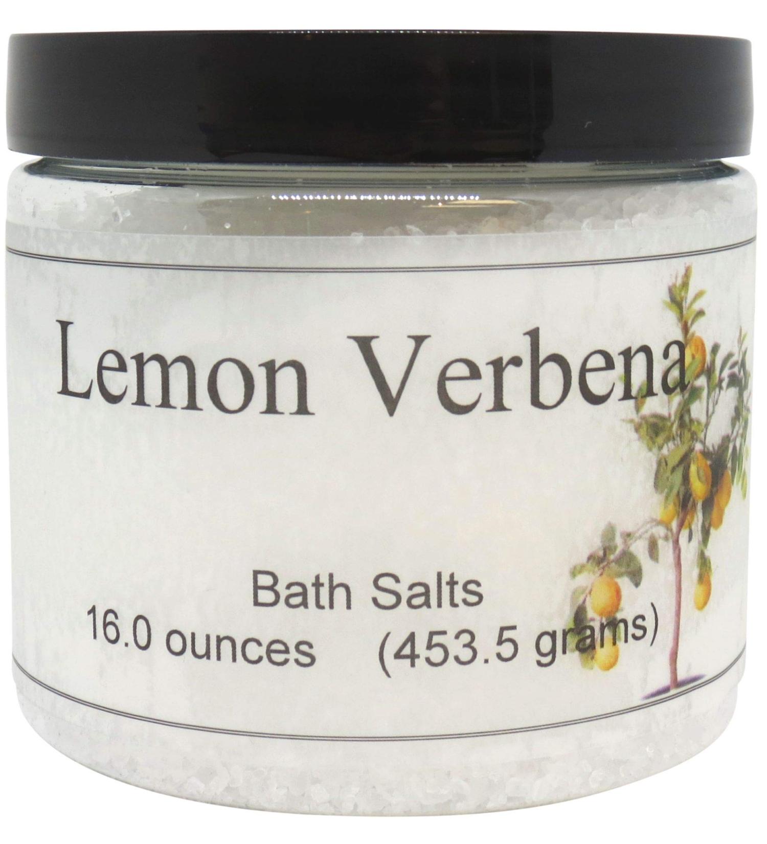 Eclectic Lady 16 oz Lemon Verbena Bath Salts - Natural Relaxation - Buy Online on GoSupps.com