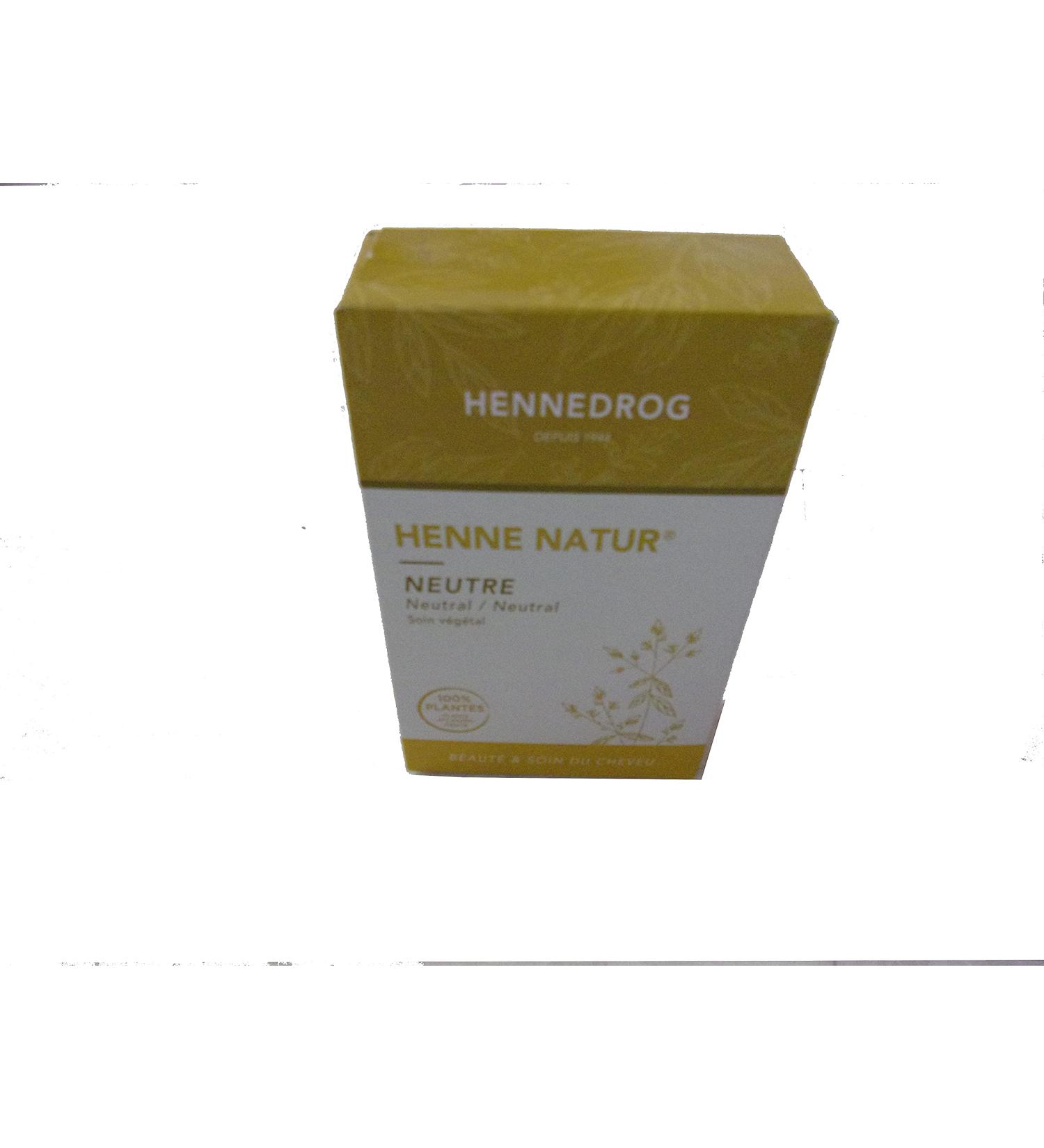 HENNEDROG - Natural Henna Neutral 90 g - Buy Online on GoSupps.com