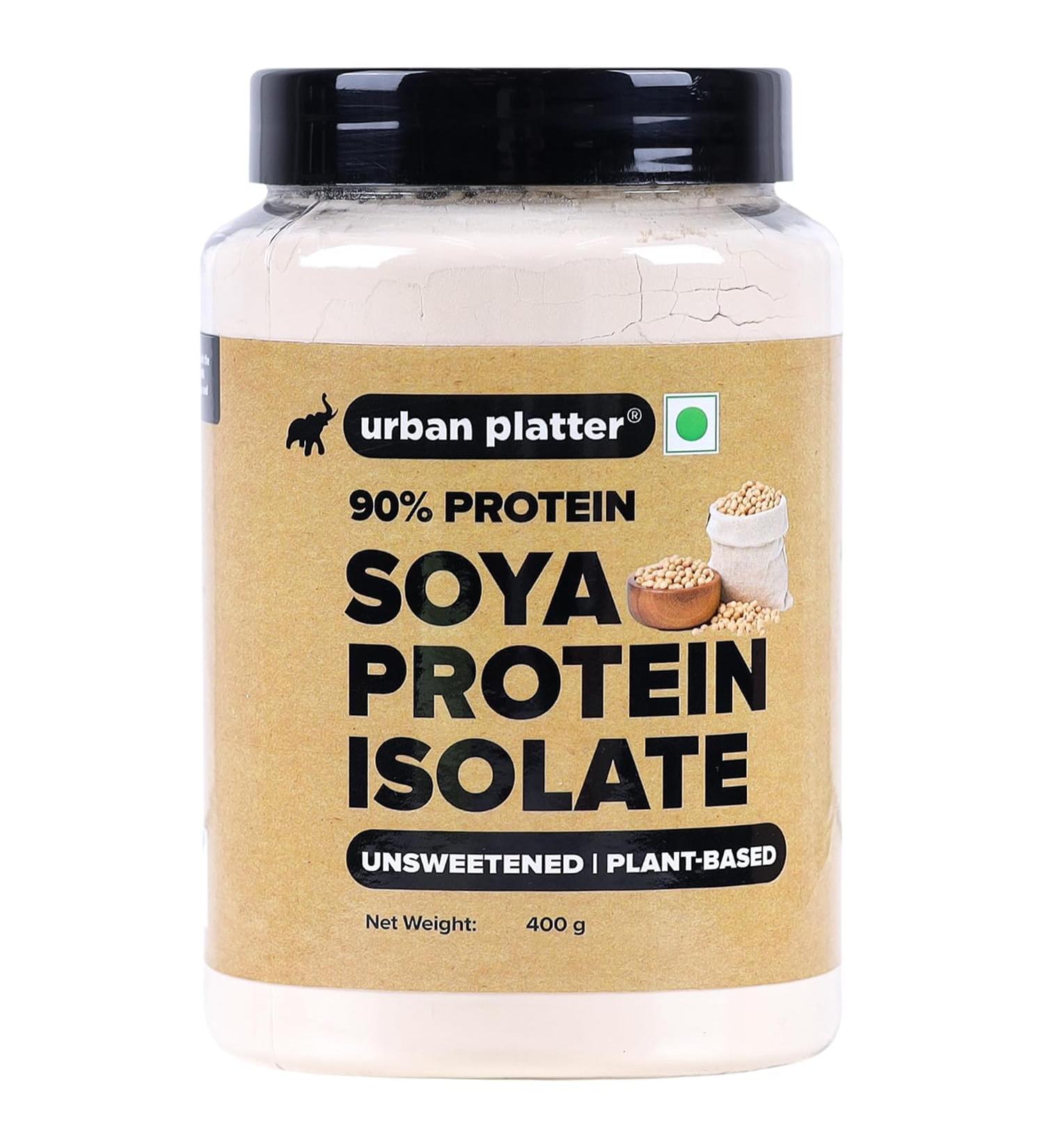 Urba.n Platter Soya Protein Isolate Powder 400g - Buy Online on GoSupps.com
